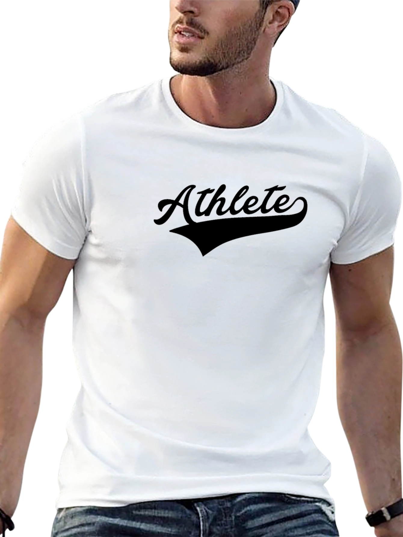 Athlete Graphic Tee - Black