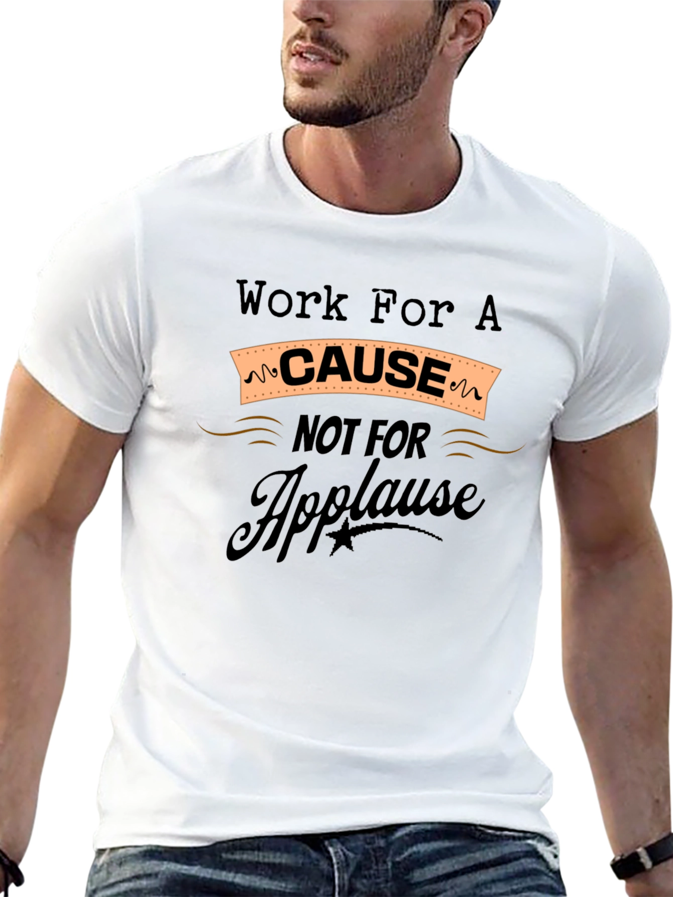 Work for a Cause Graphic T-Shirt