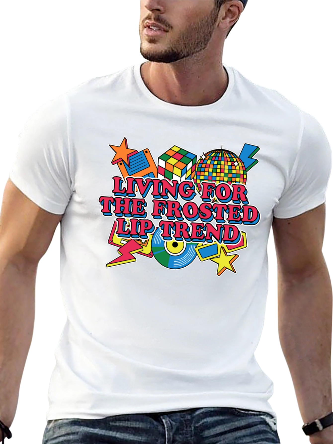 Frosted Lip Trend Graphic Tee