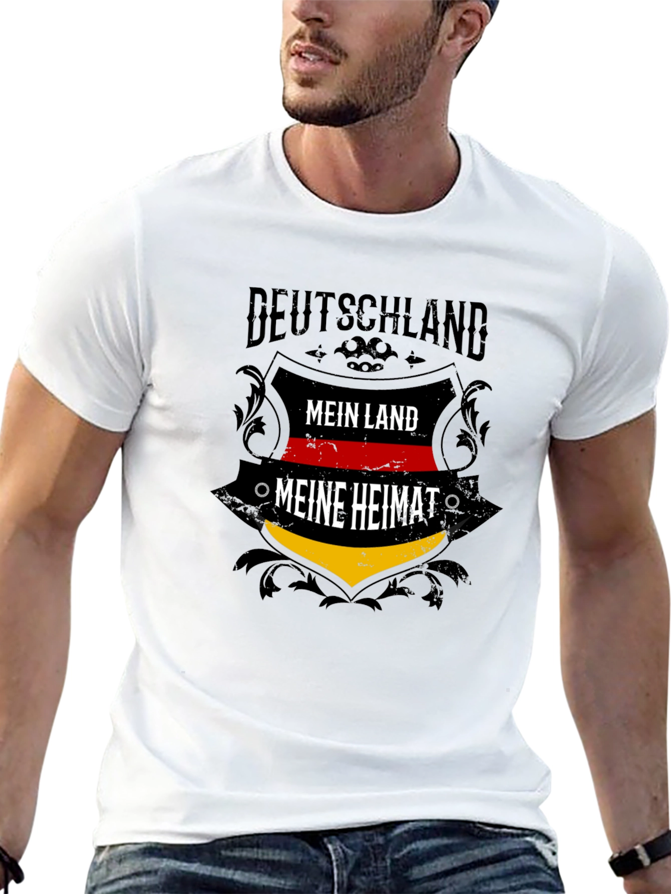 Deutschland T-Shirt: Mein Land Meine Heimat Pride Tee