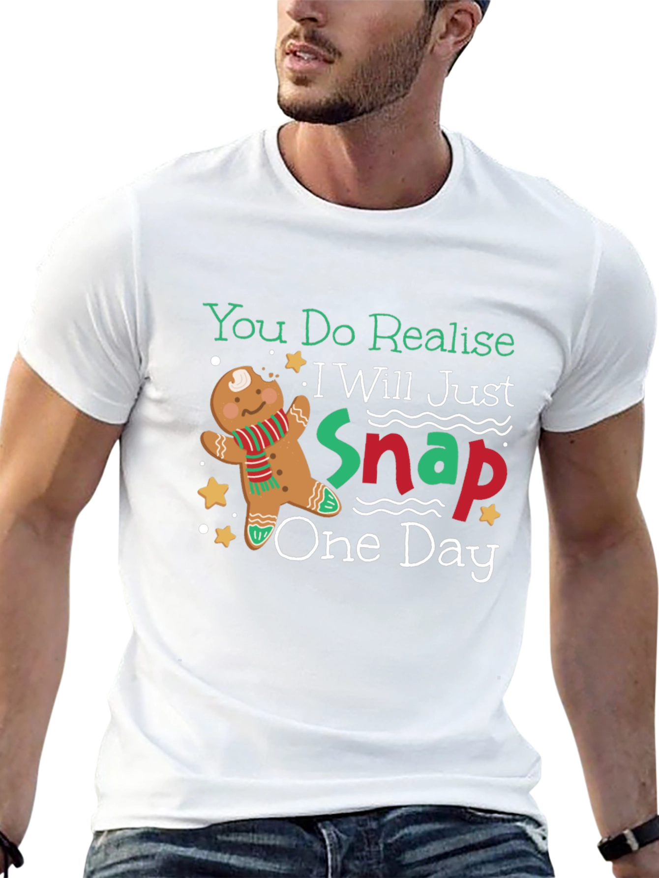 Funny Gingerbread Snap T-Shirt