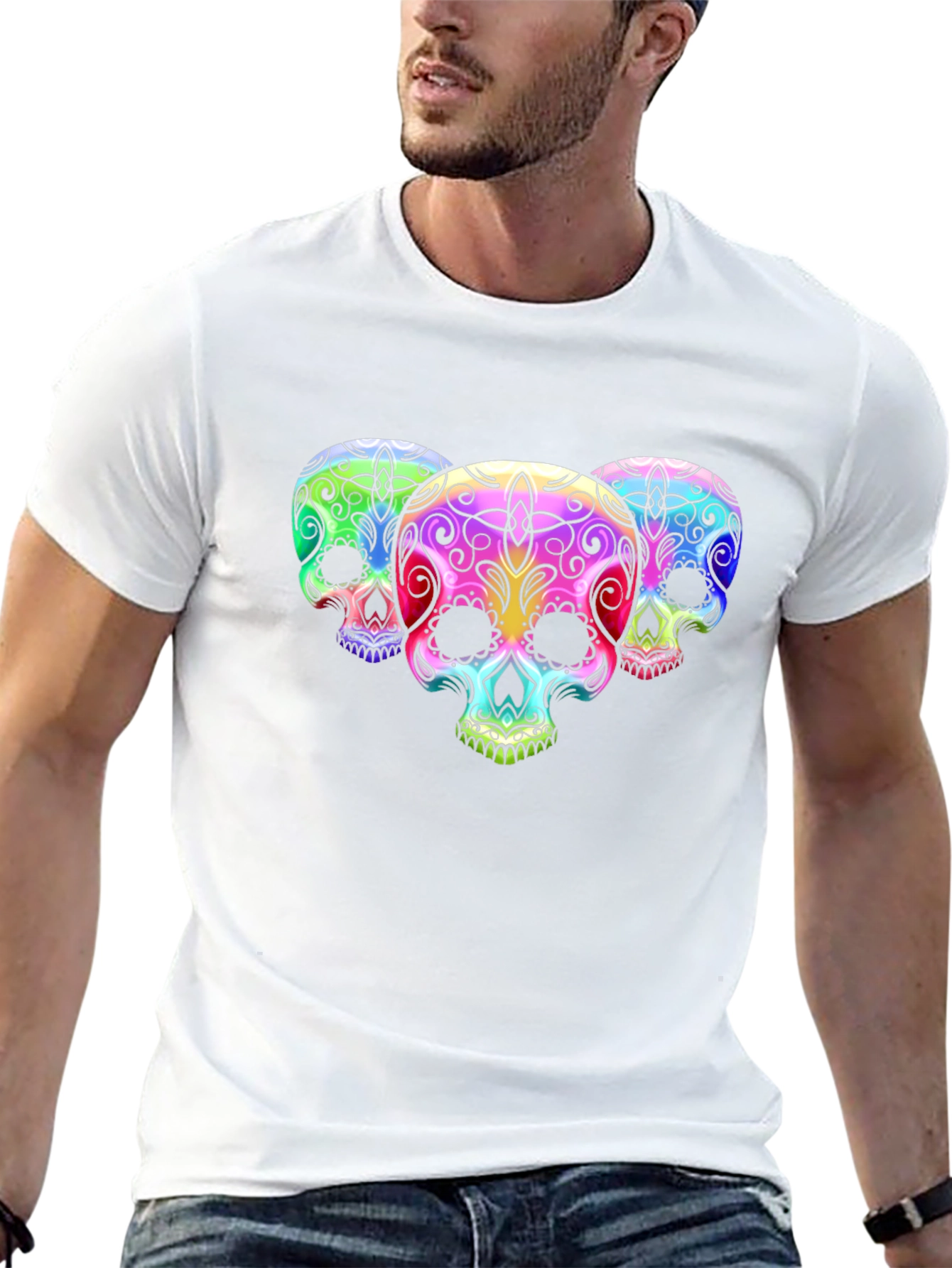 Sugar Skull T-Shirt - Day of the Dead Tee