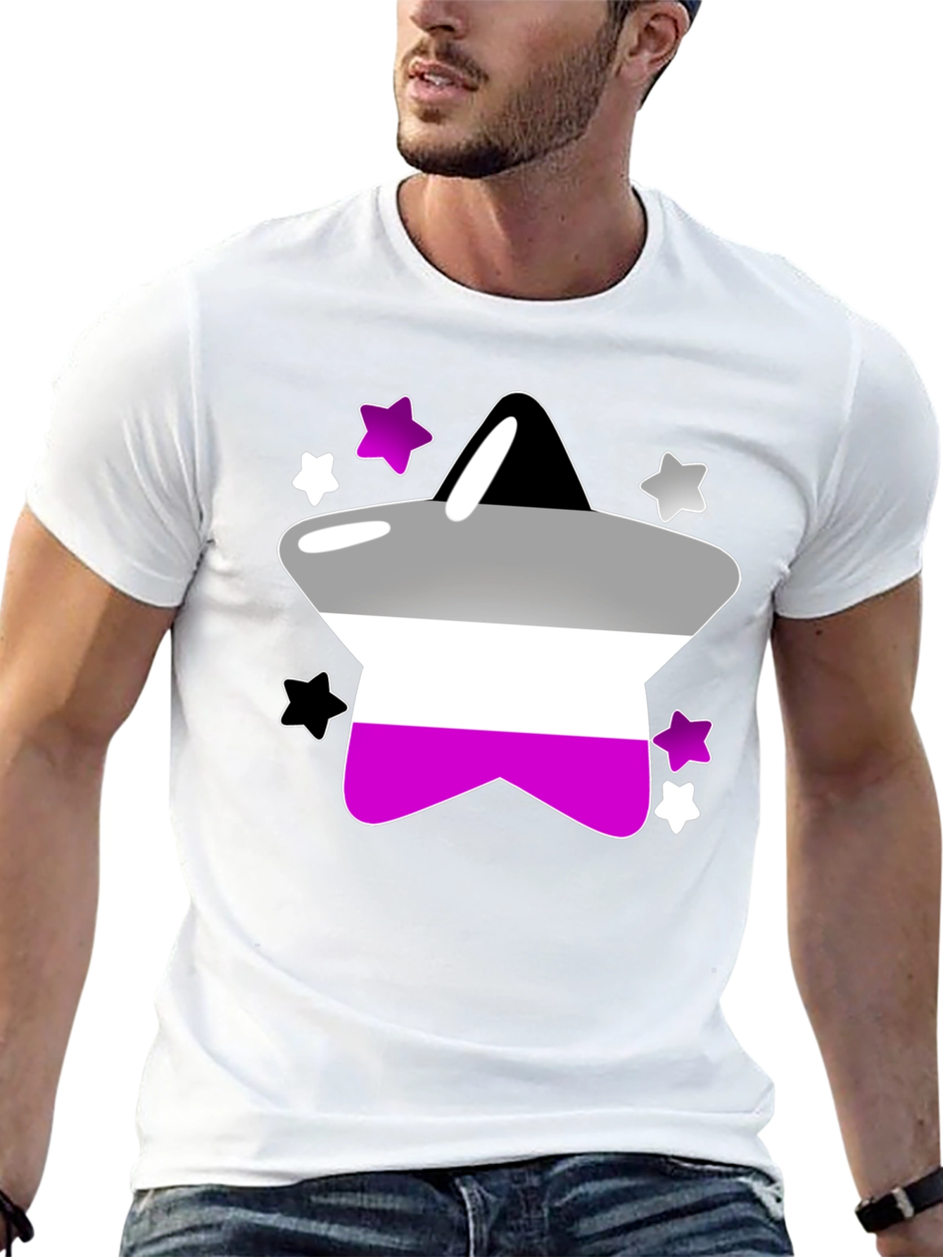Asexual Pride Star T-Shirt