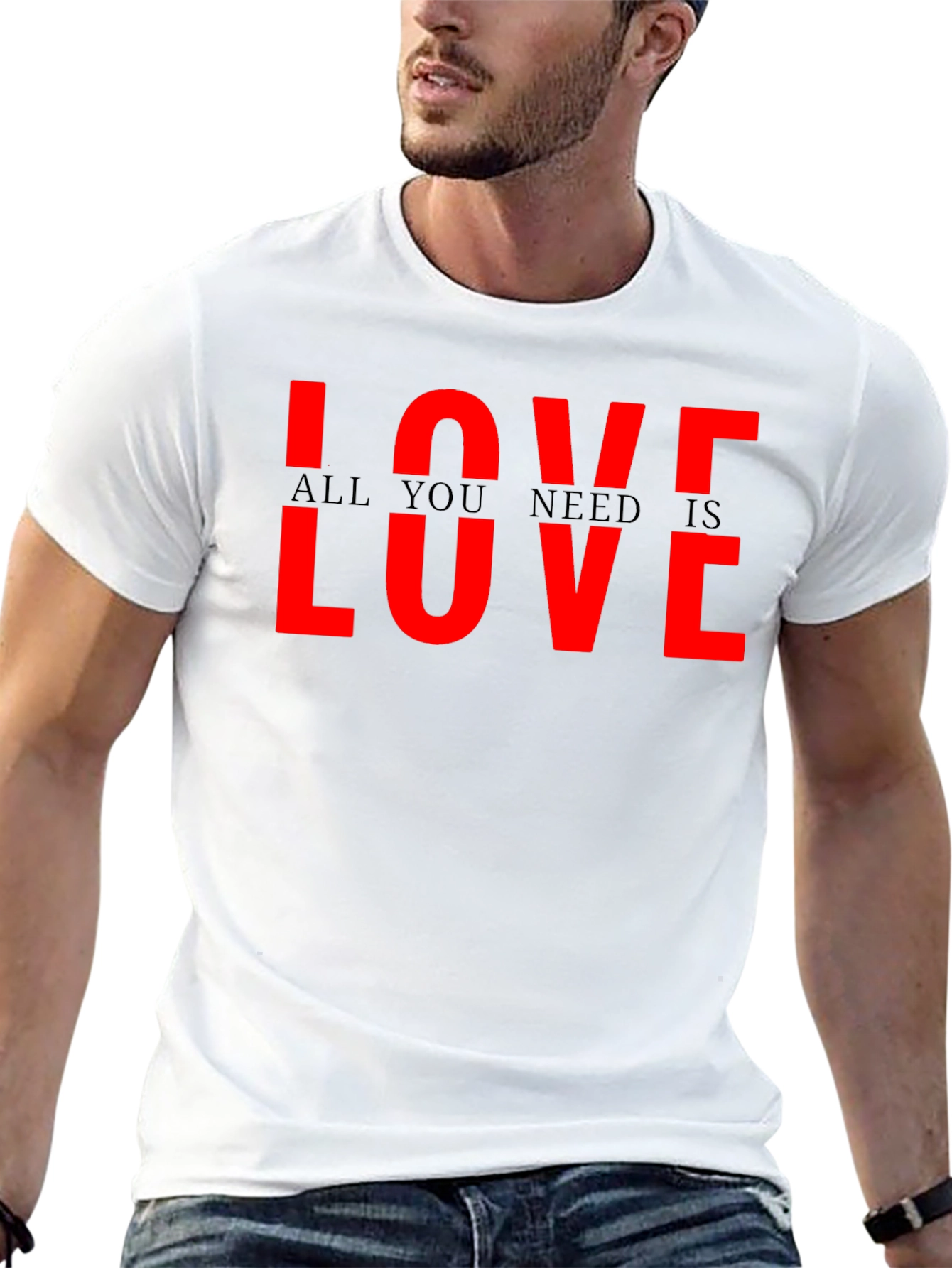 Love All You Need Is Love Graphic T-Shirt