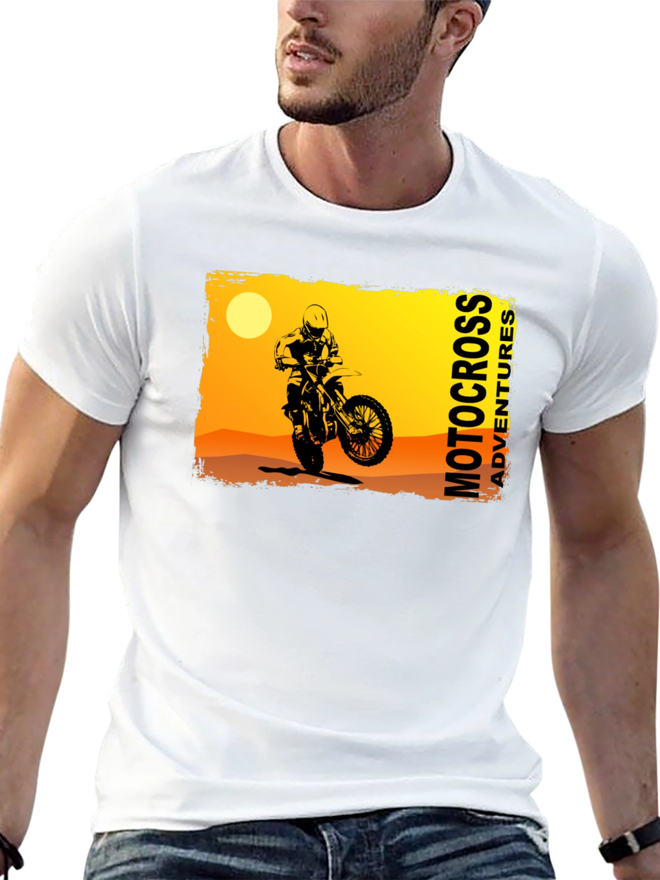 Motocross Adventures T-Shirt - Rider Jumping
