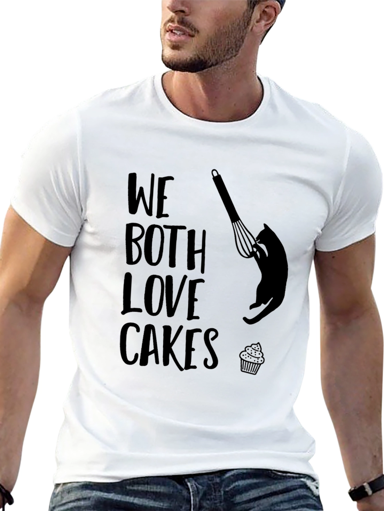 We Both Love Cakes Graphic T-Shirt