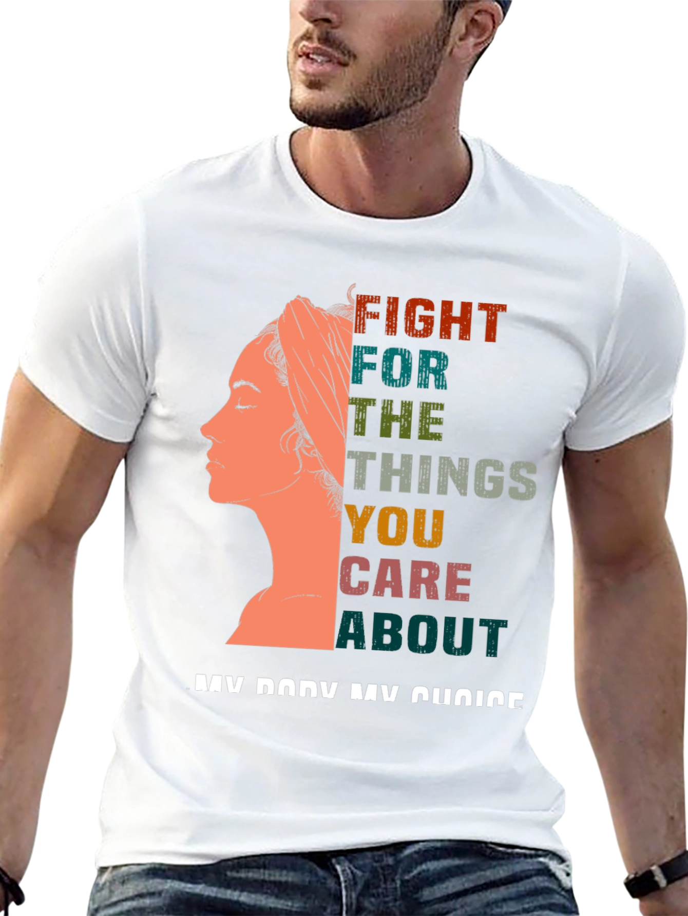 Feminist Statement T-Shirt - My Body My Choice