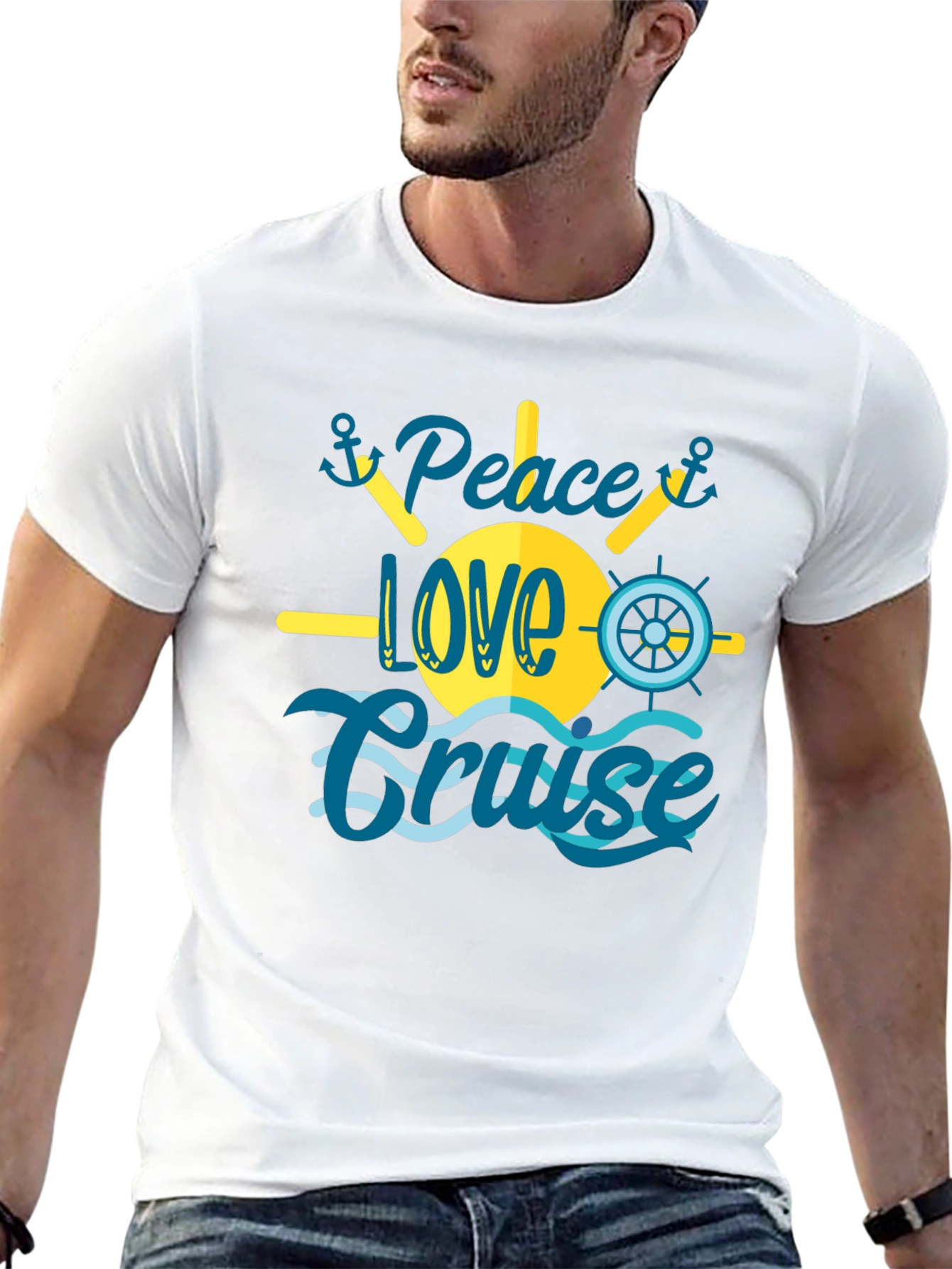Peace Love Cruise T-Shirt - Summer Vacation Tee