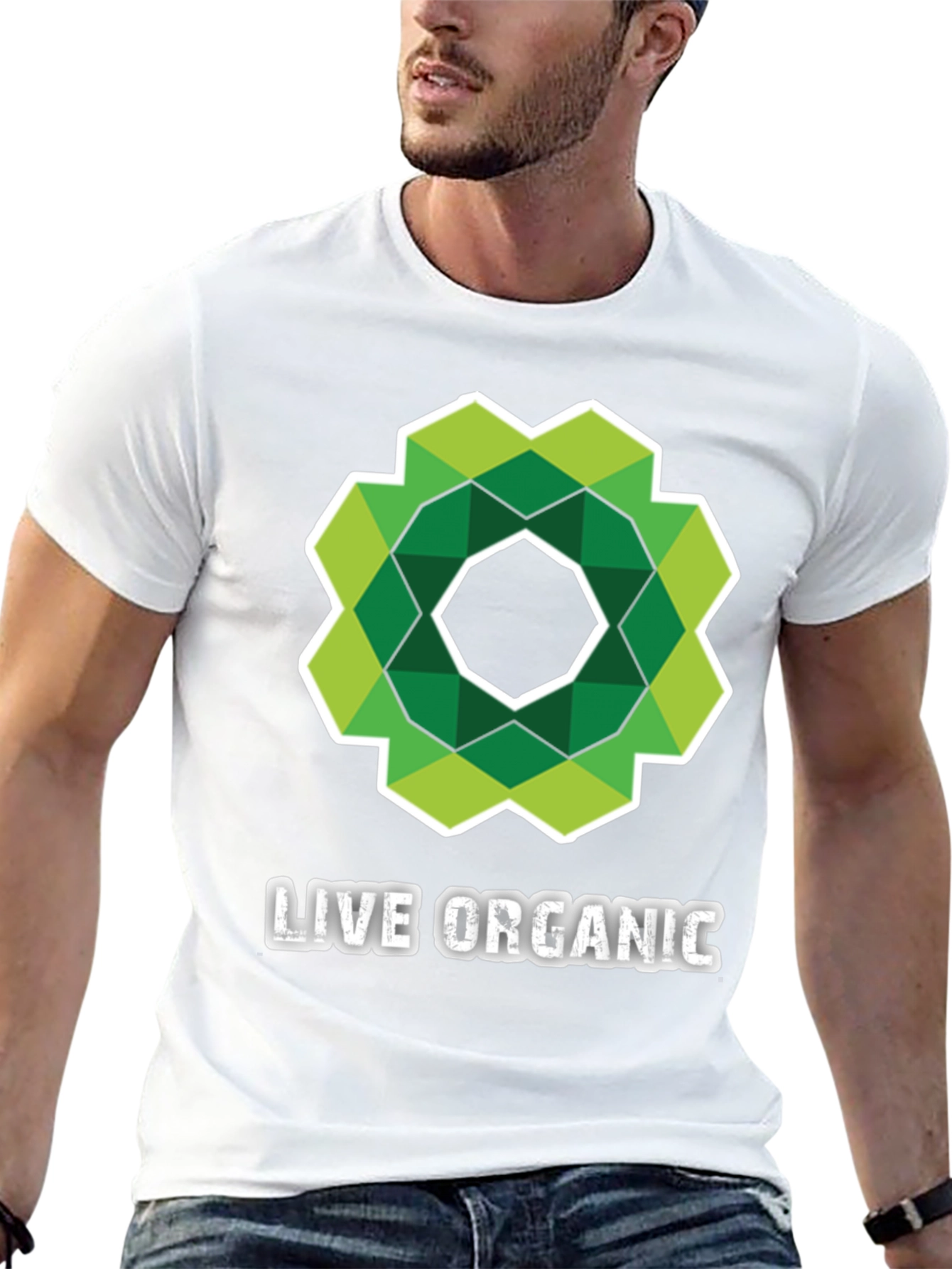 Live Organic Geometric Tee