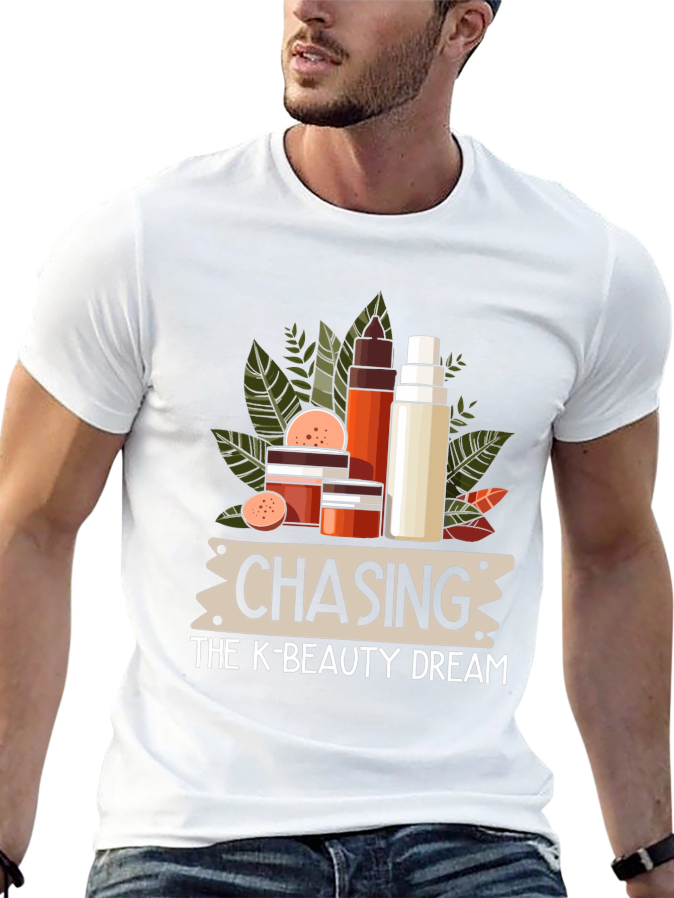 Chasing the K-Beauty Dream Black T-Shirt