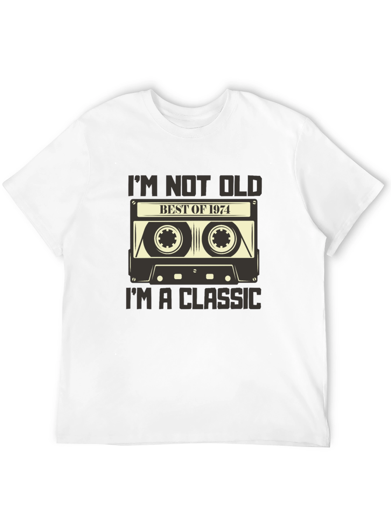 Classic 1974 Cassette Tape Graphic Tee