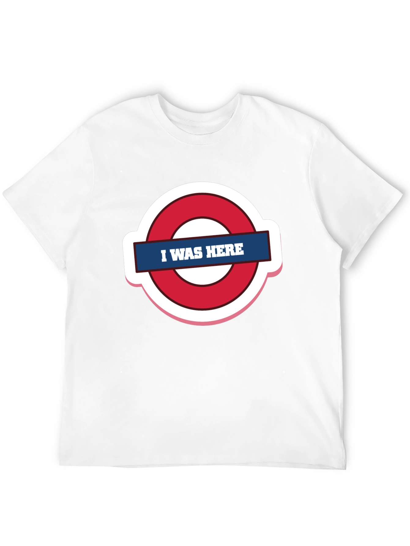 I Was Here Graphic Tee - Trendy Design
