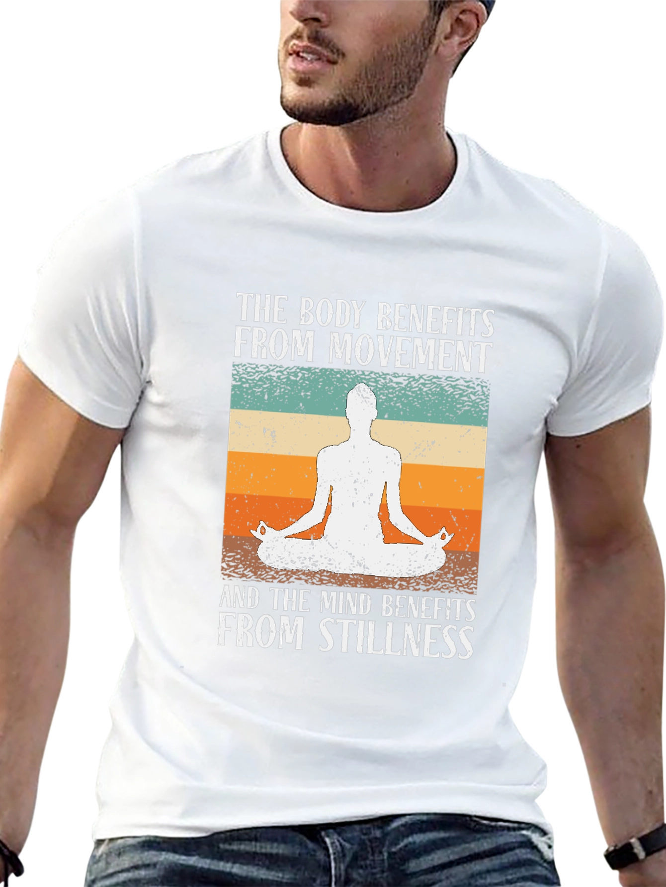 Yoga Lovers T-Shirt - Movement & Stillness Design