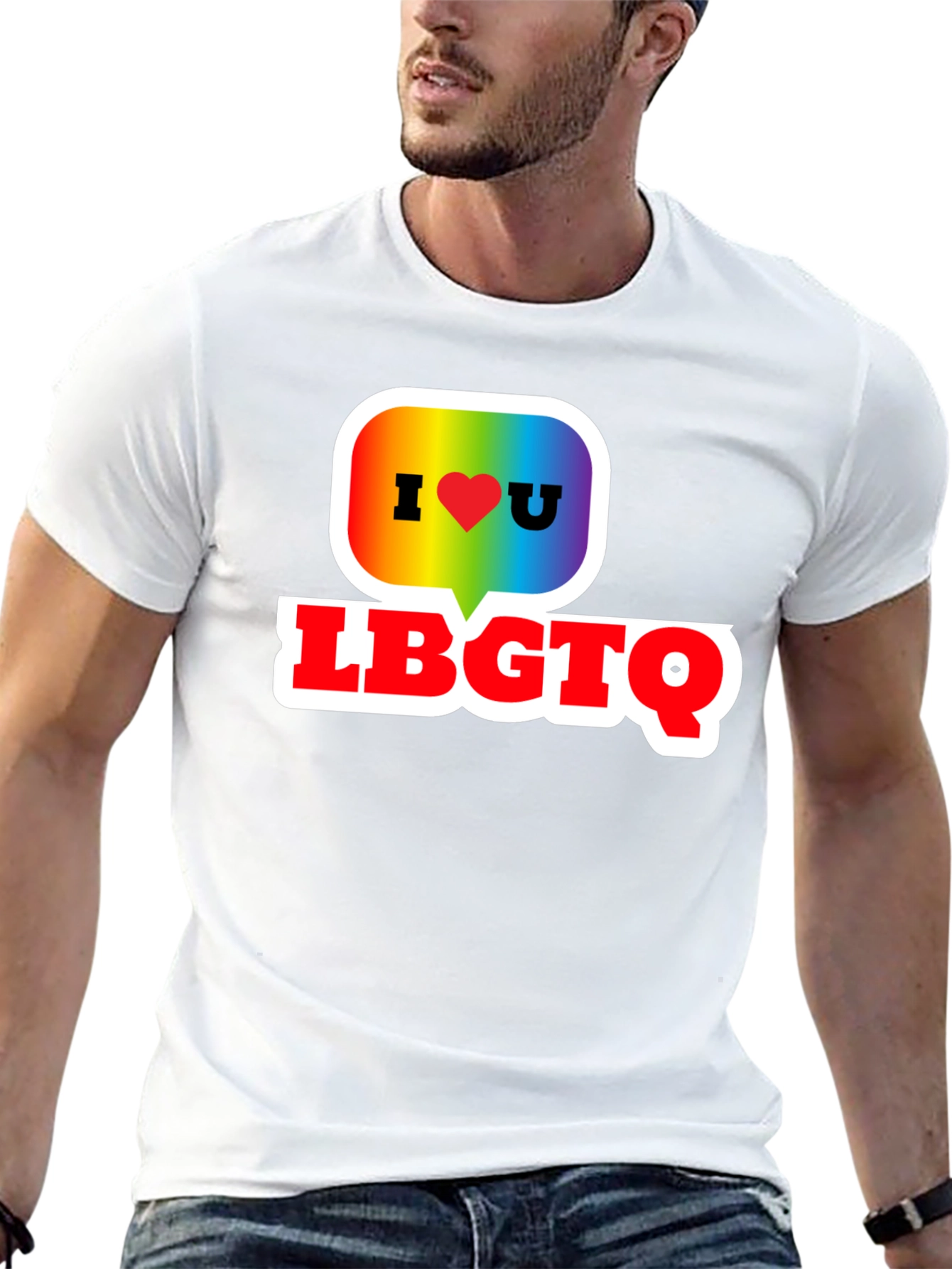 I Heart LGBTQ+ T-Shirt - Pride Love