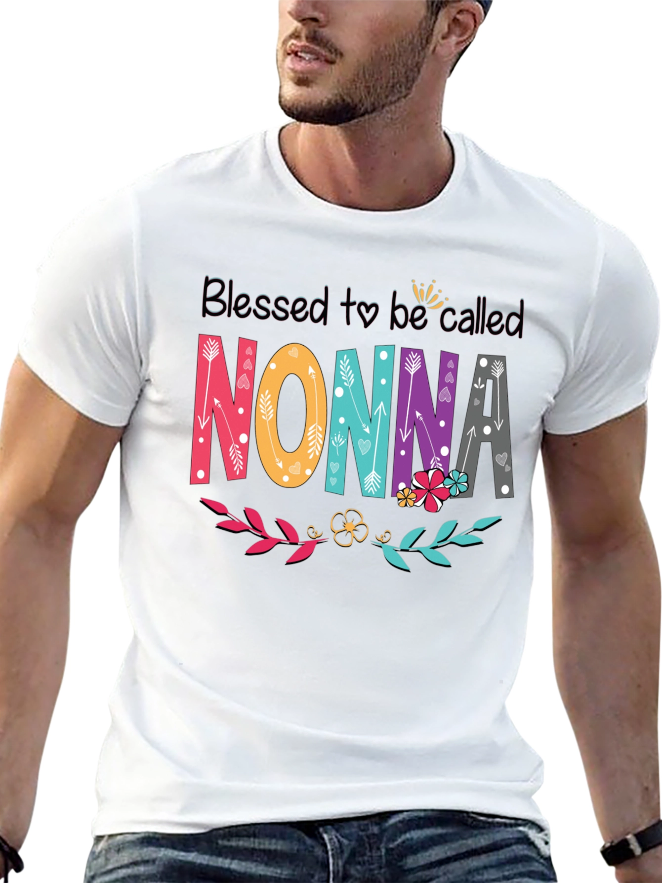 Blessed Nonna Graphic T-Shirt