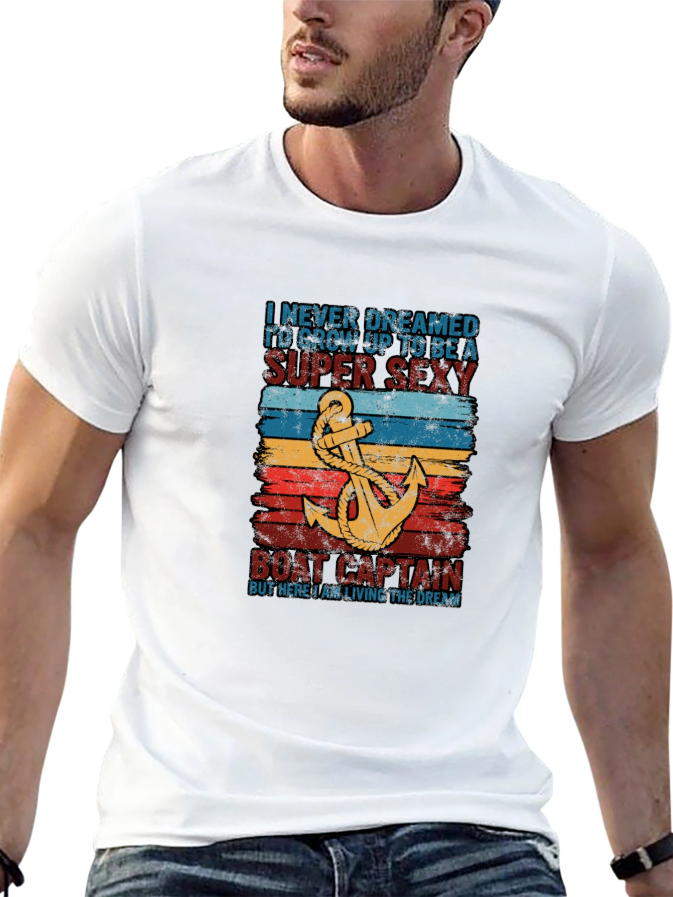 Super Sexy Boat Captain Graphic Tee