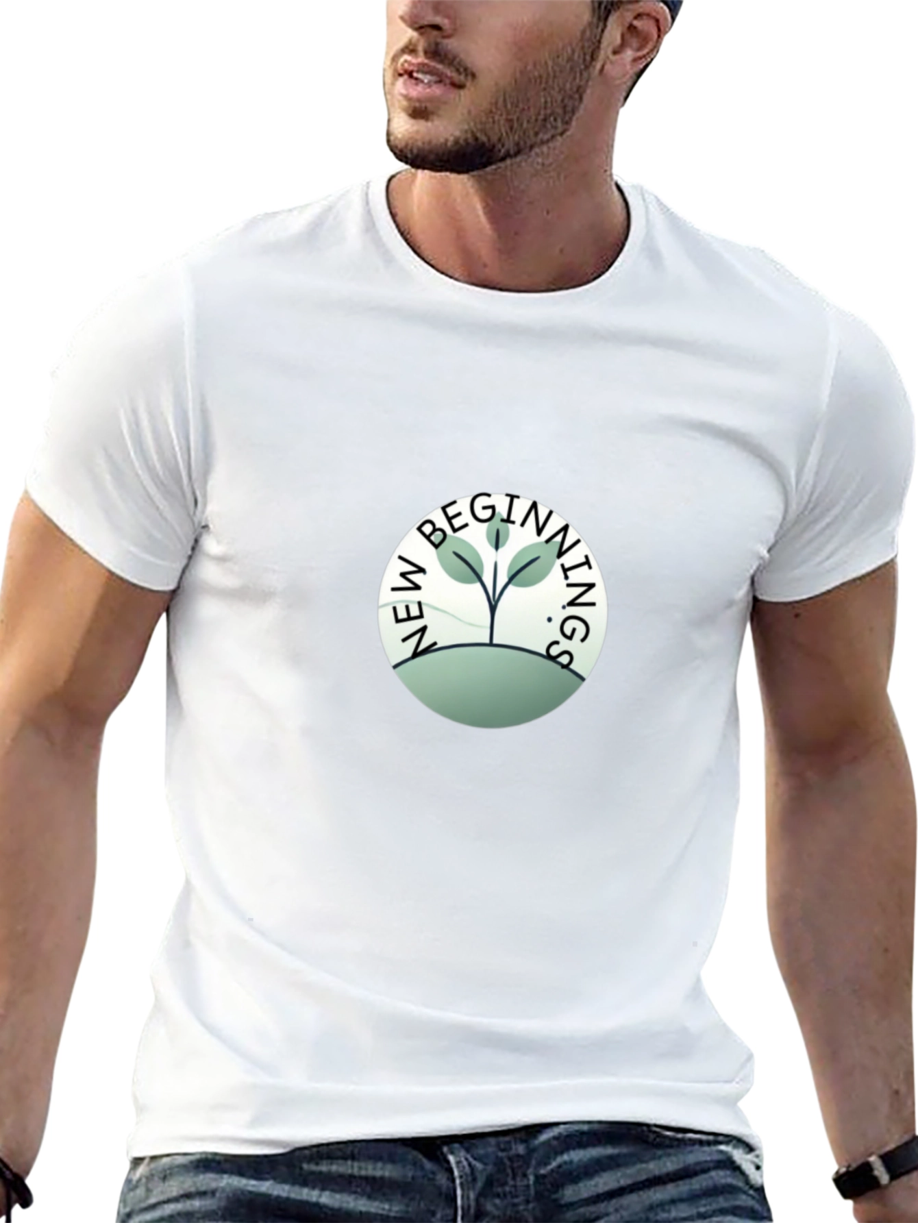New Beginnings Graphic Tee - Black