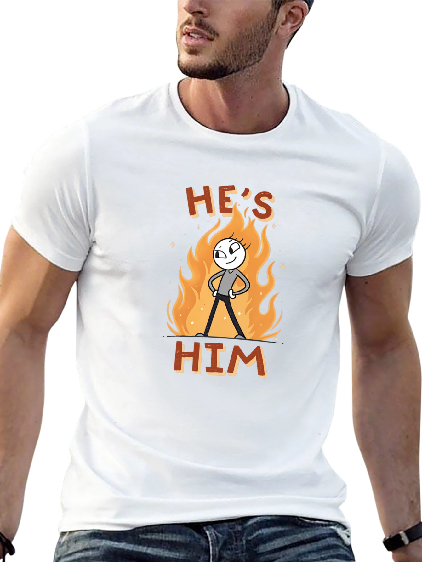 Hes Him Graphic Tee