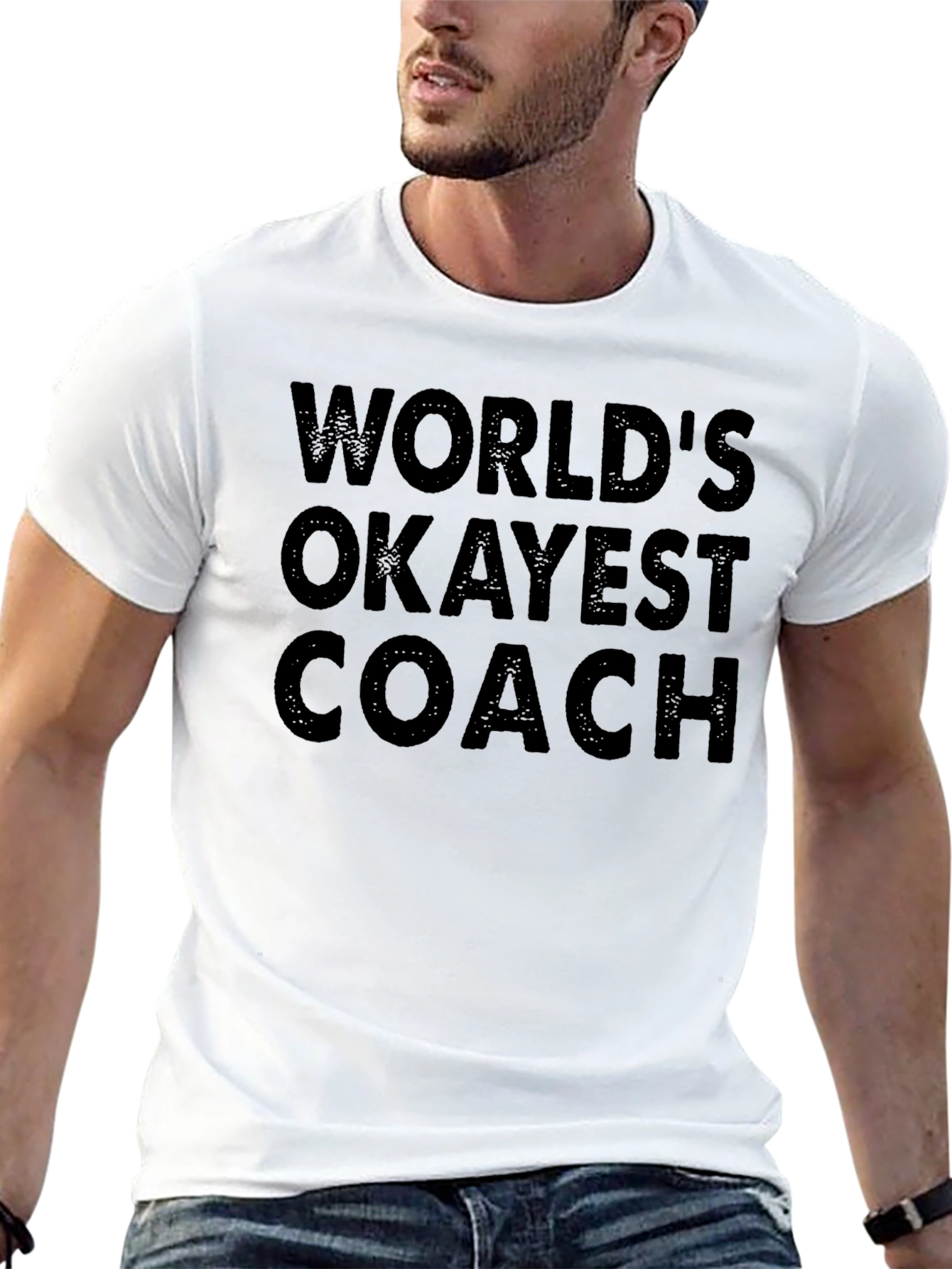 Worlds Okayest Coach Graphic T-Shirt