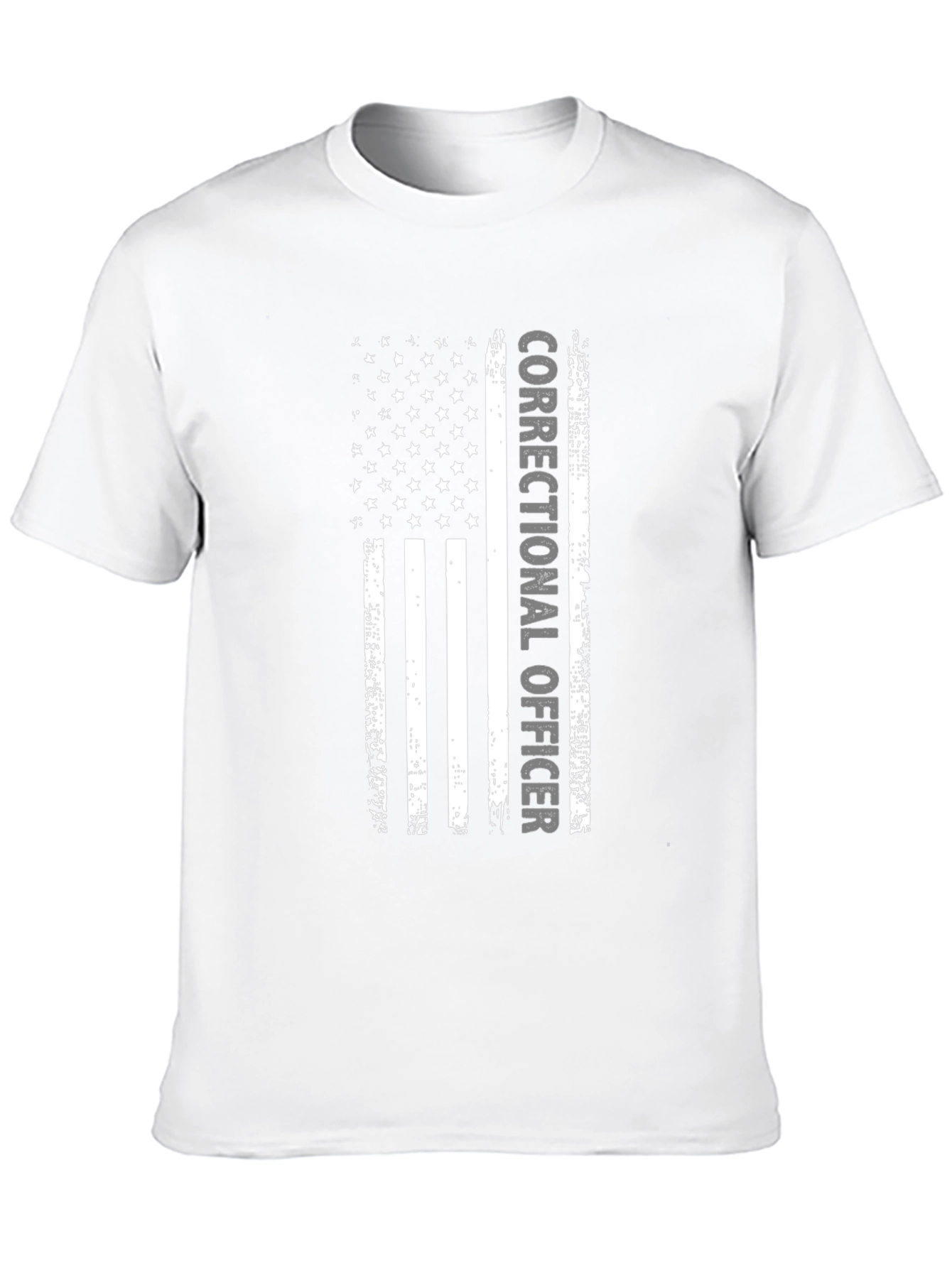 Correctional Officer American Flag T-Shirt