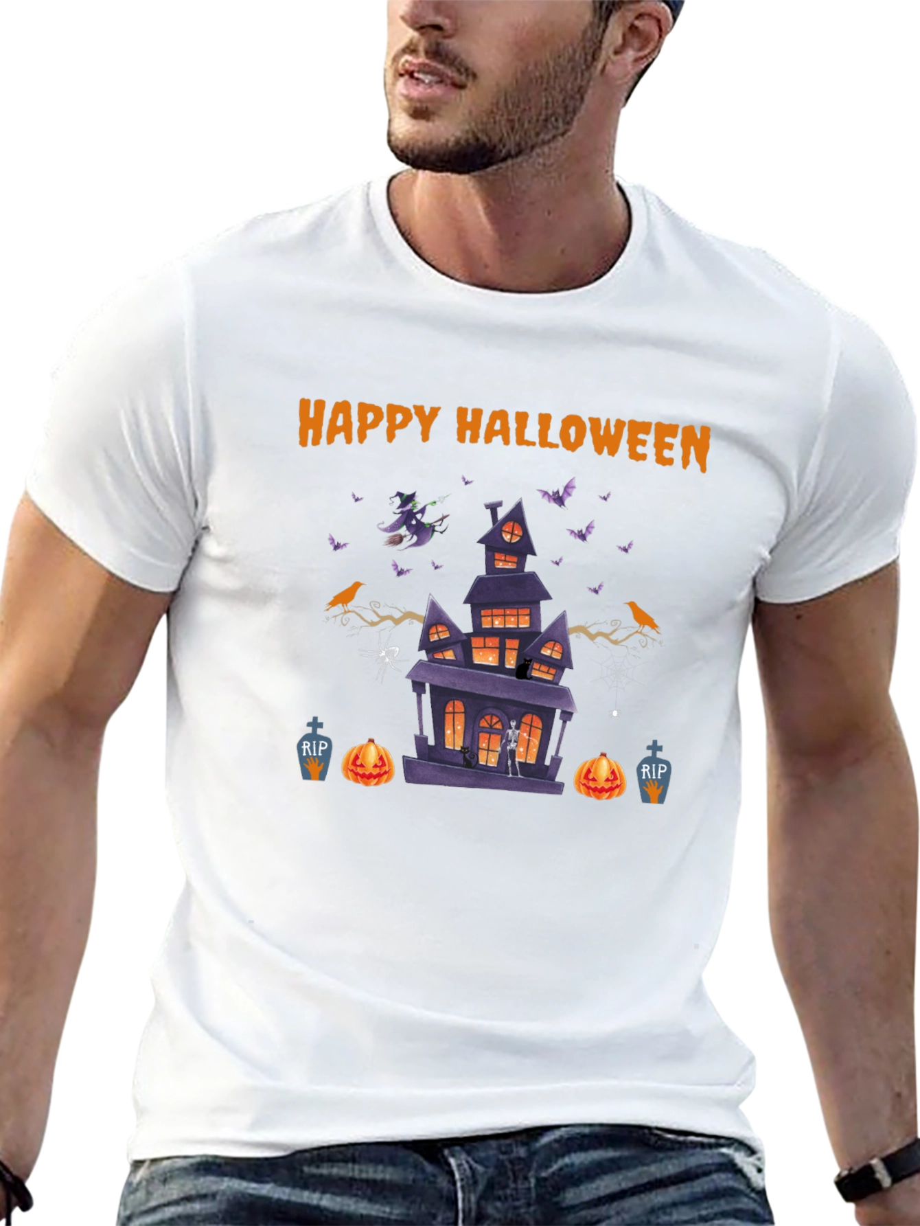 Halloween Graphic T-Shirt