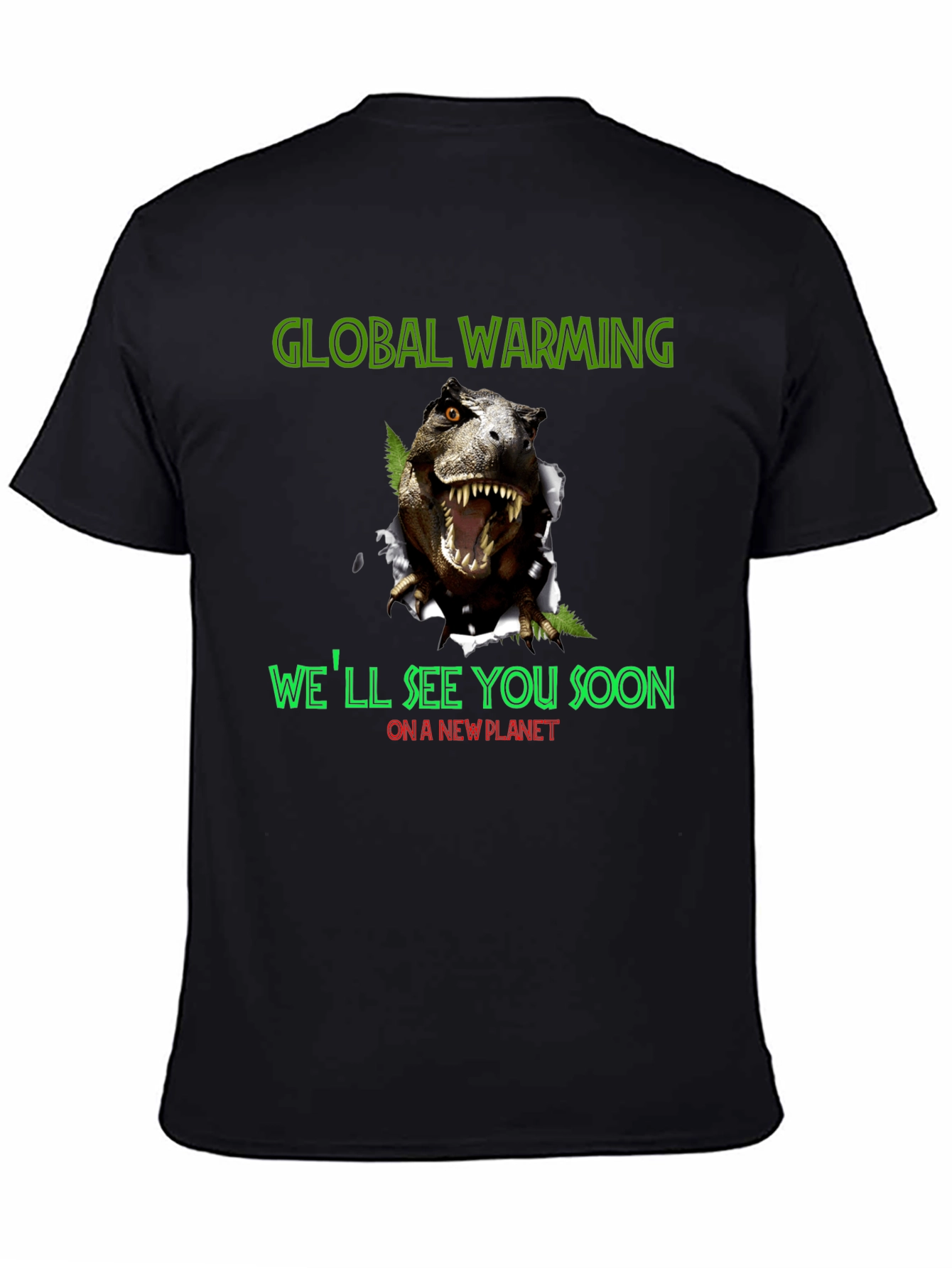 Global Warming Dinosaur T-Shirt