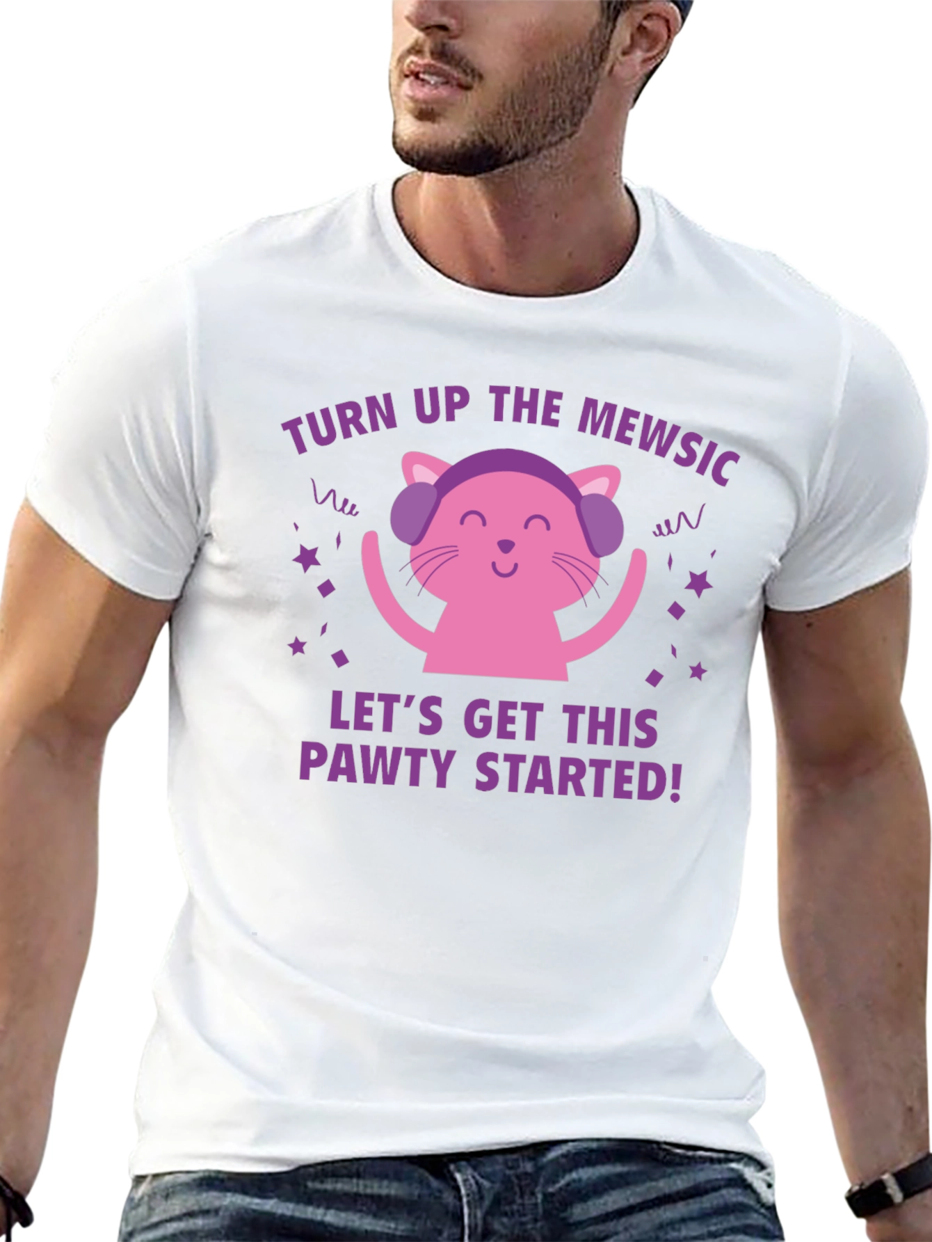 Turn Up the Mewsic T-Shirt
