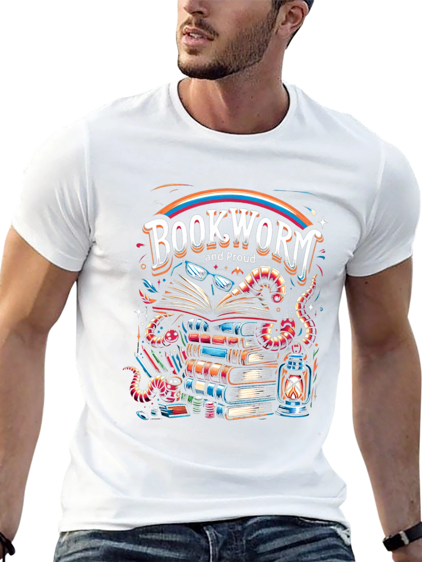 Bookworm and Proud Graphic Tee