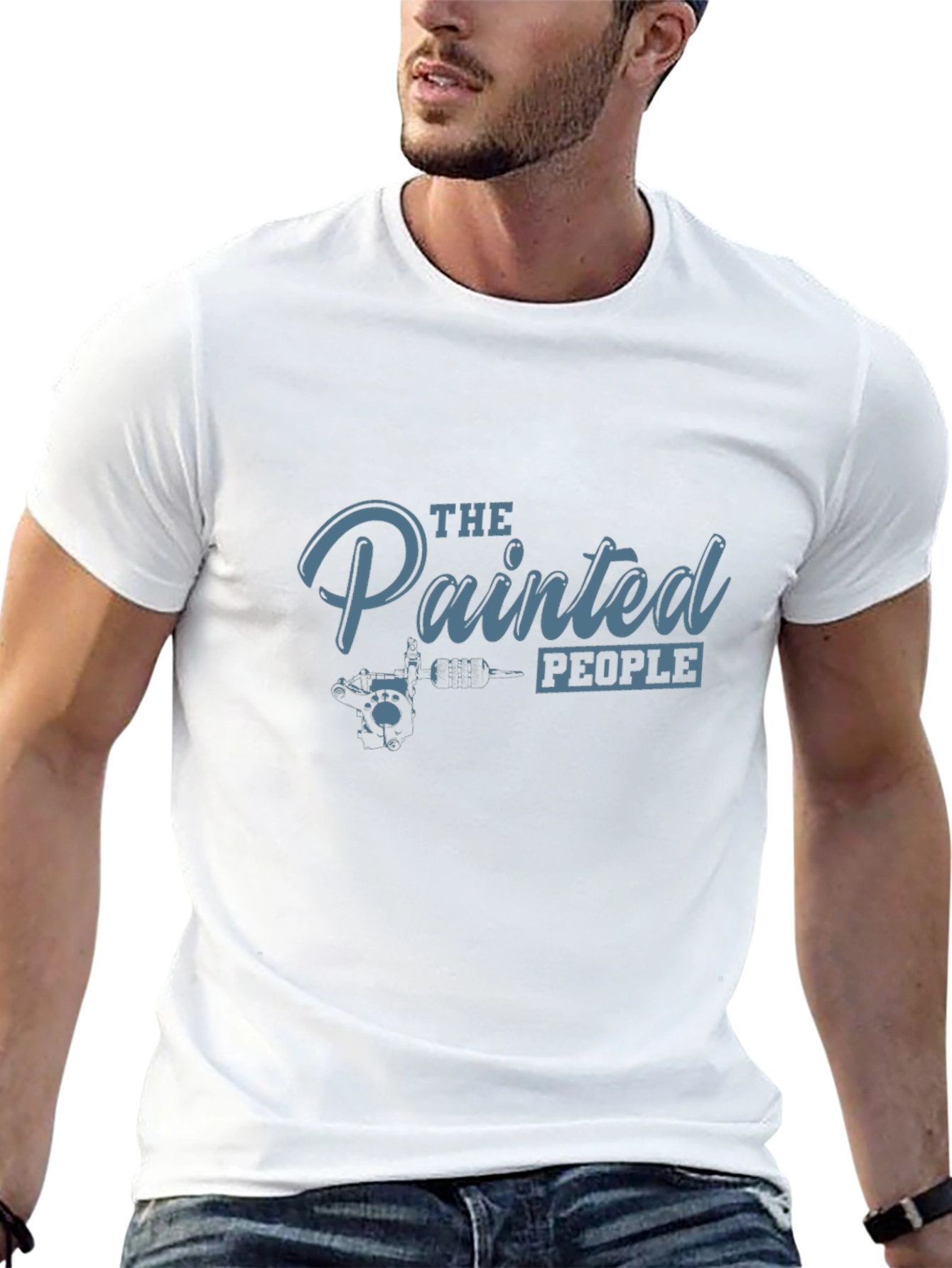 The Painted People Graphic T-Shirt - Black