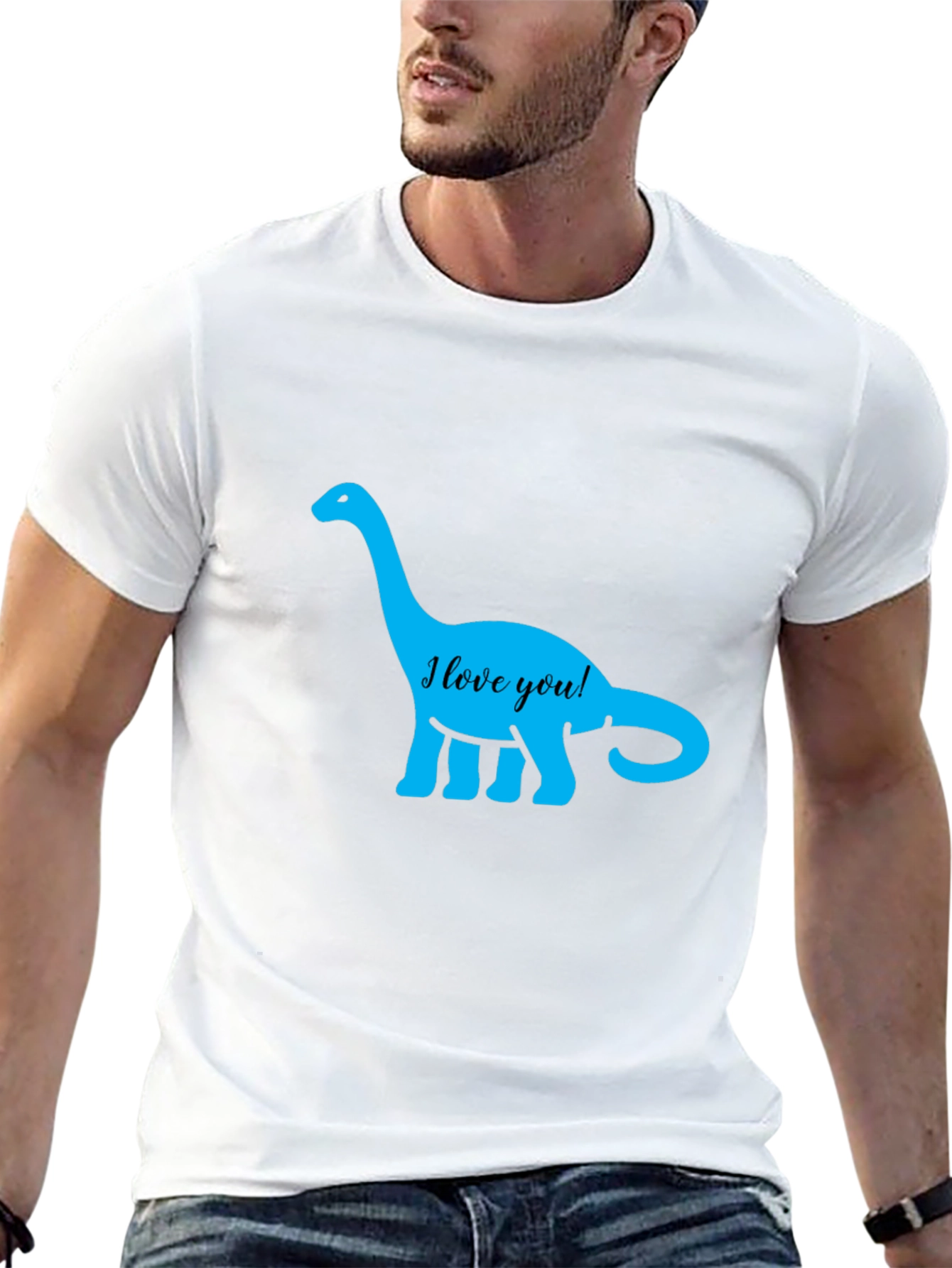 I Love You Dinosaur Graphic Tee