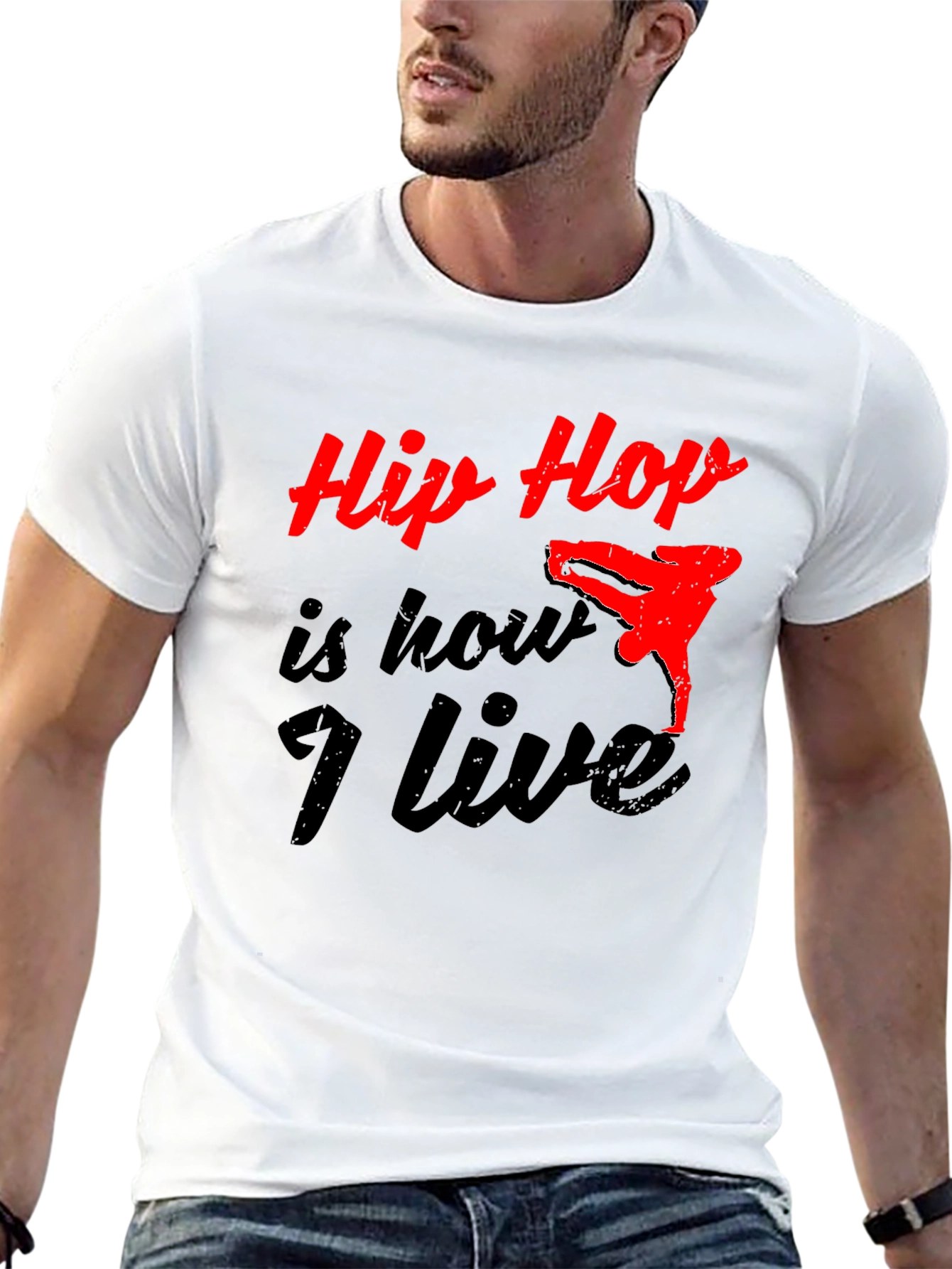 Hip Hop Is How I Live Black T-Shirt