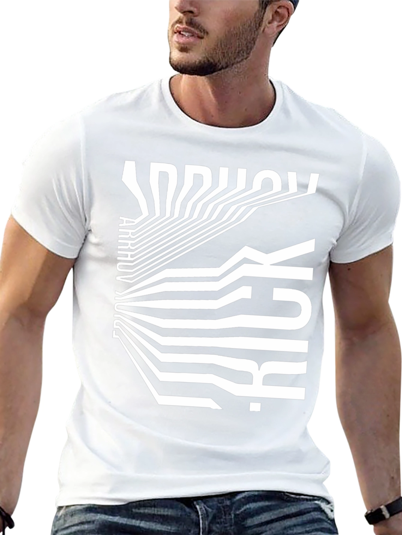 Optical Illusion Arrow Trunk T-Shirt
