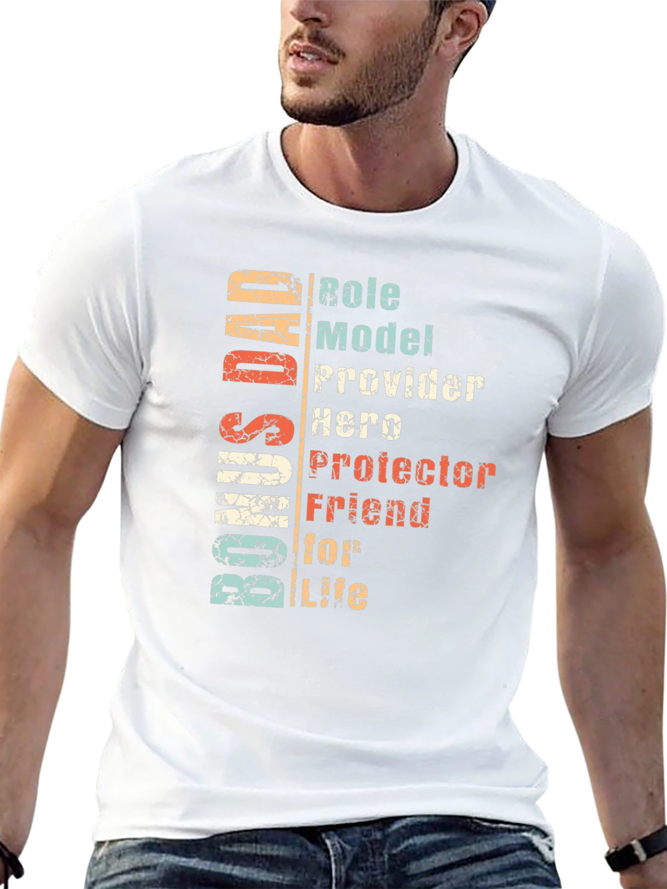 Husband Dad Role Model Hero T-Shirt