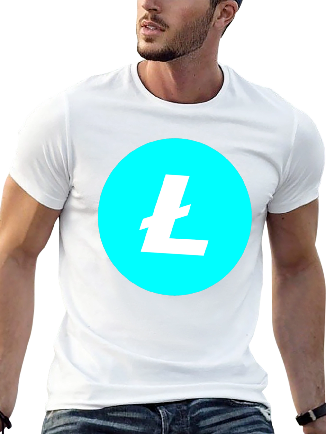 Litecoin Crypto Tee - Black T-Shirt