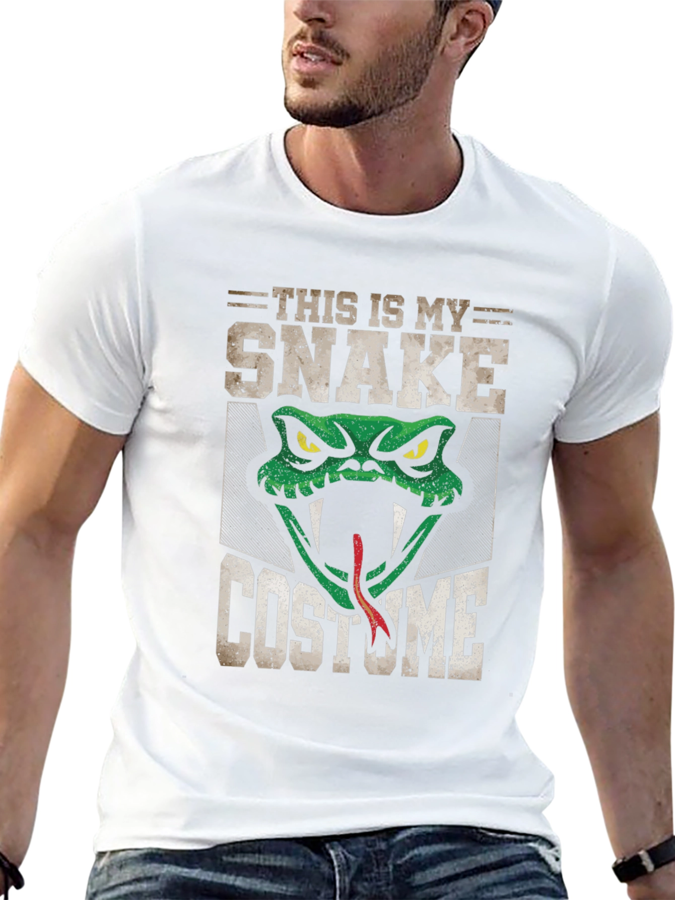 Snake Costume T-Shirt - Funny Halloween Tee