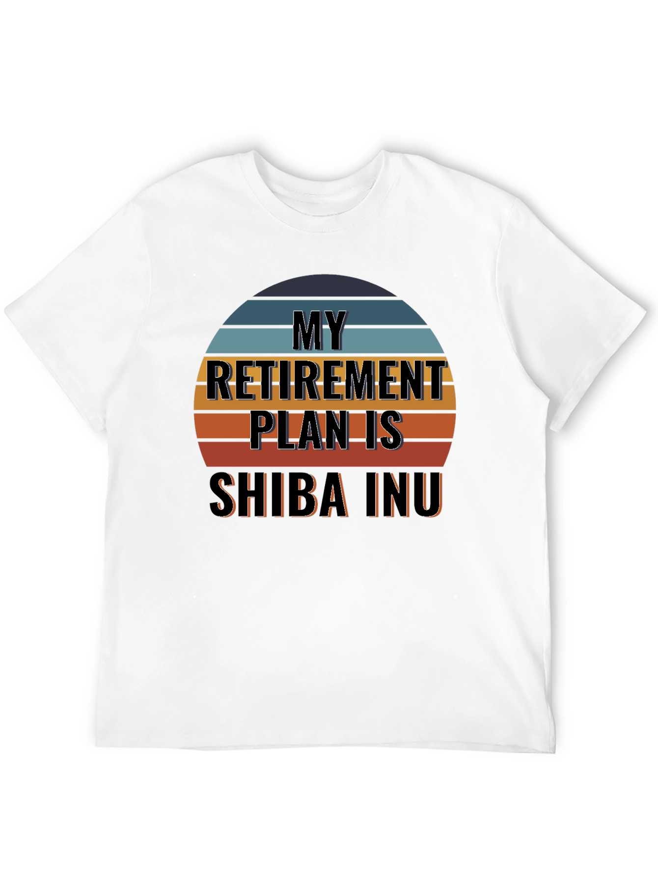 My Retirement Plan Is Shiba Inu Retro T-Shirt