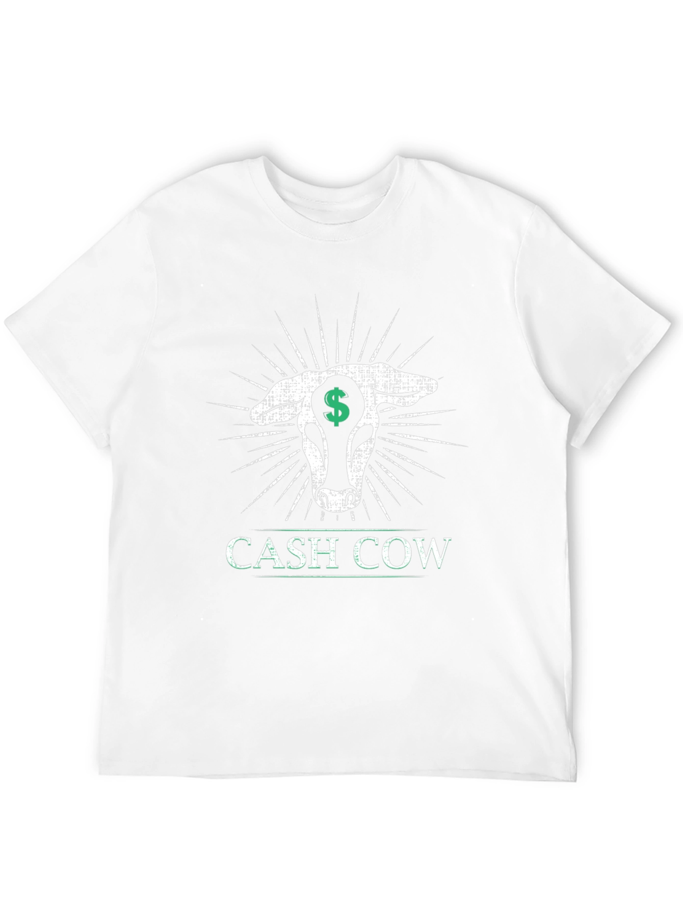 Cash Cow Graphic Tee - Black Cotton T-Shirt