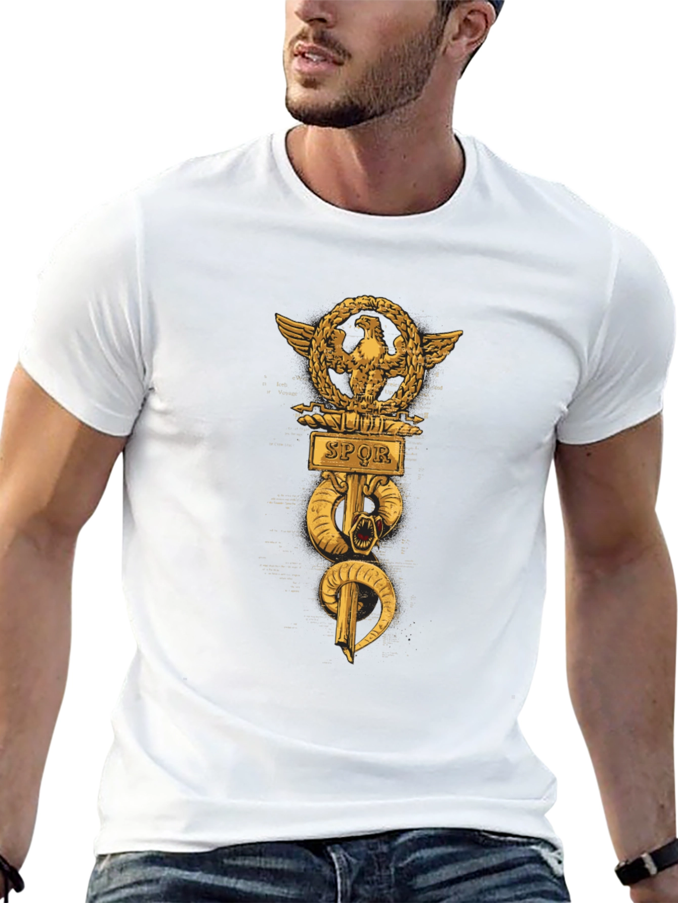 SPQR Roman Eagle T-Shirt
