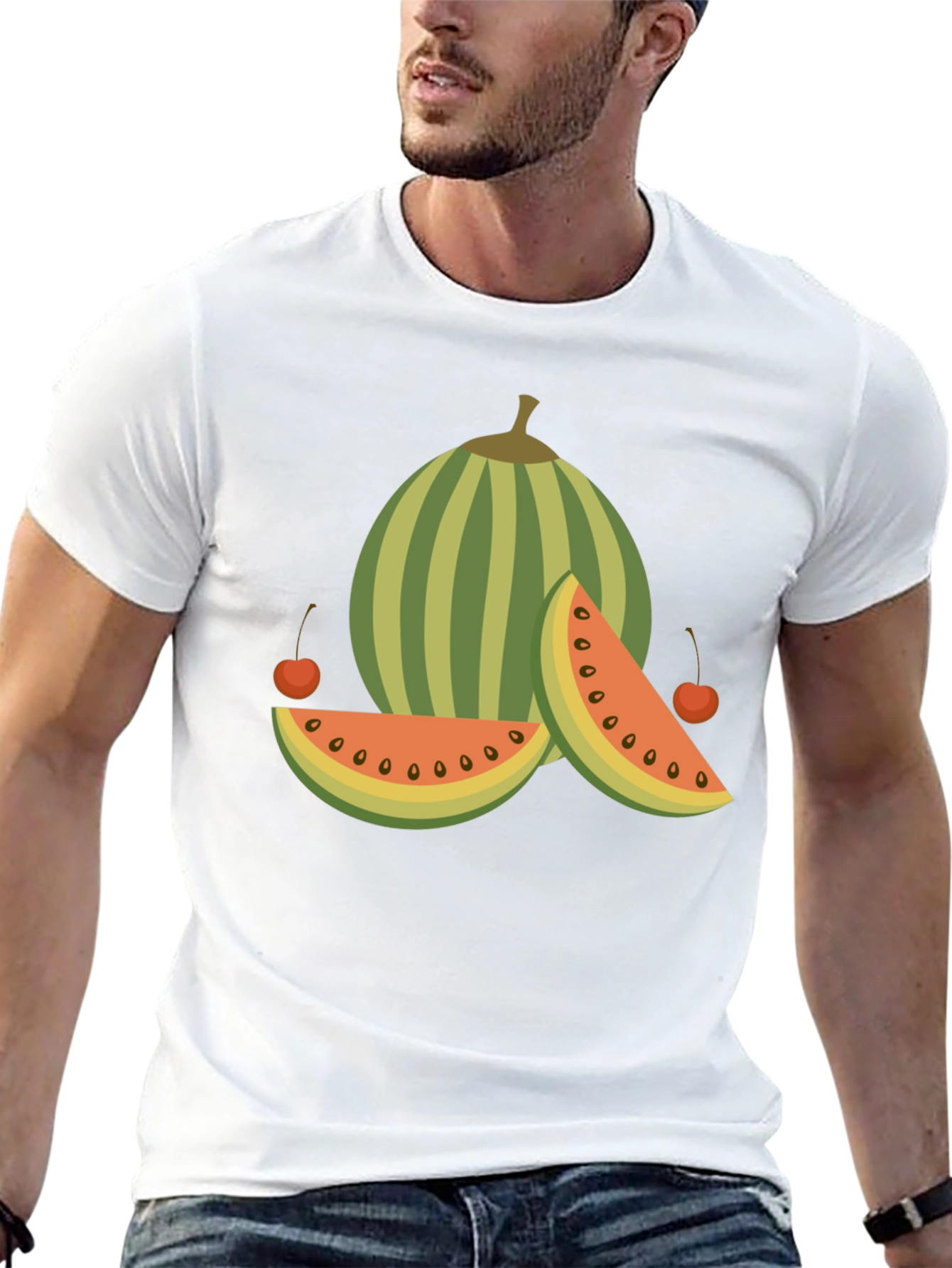 Watermelon & Cherries Graphic Tee
