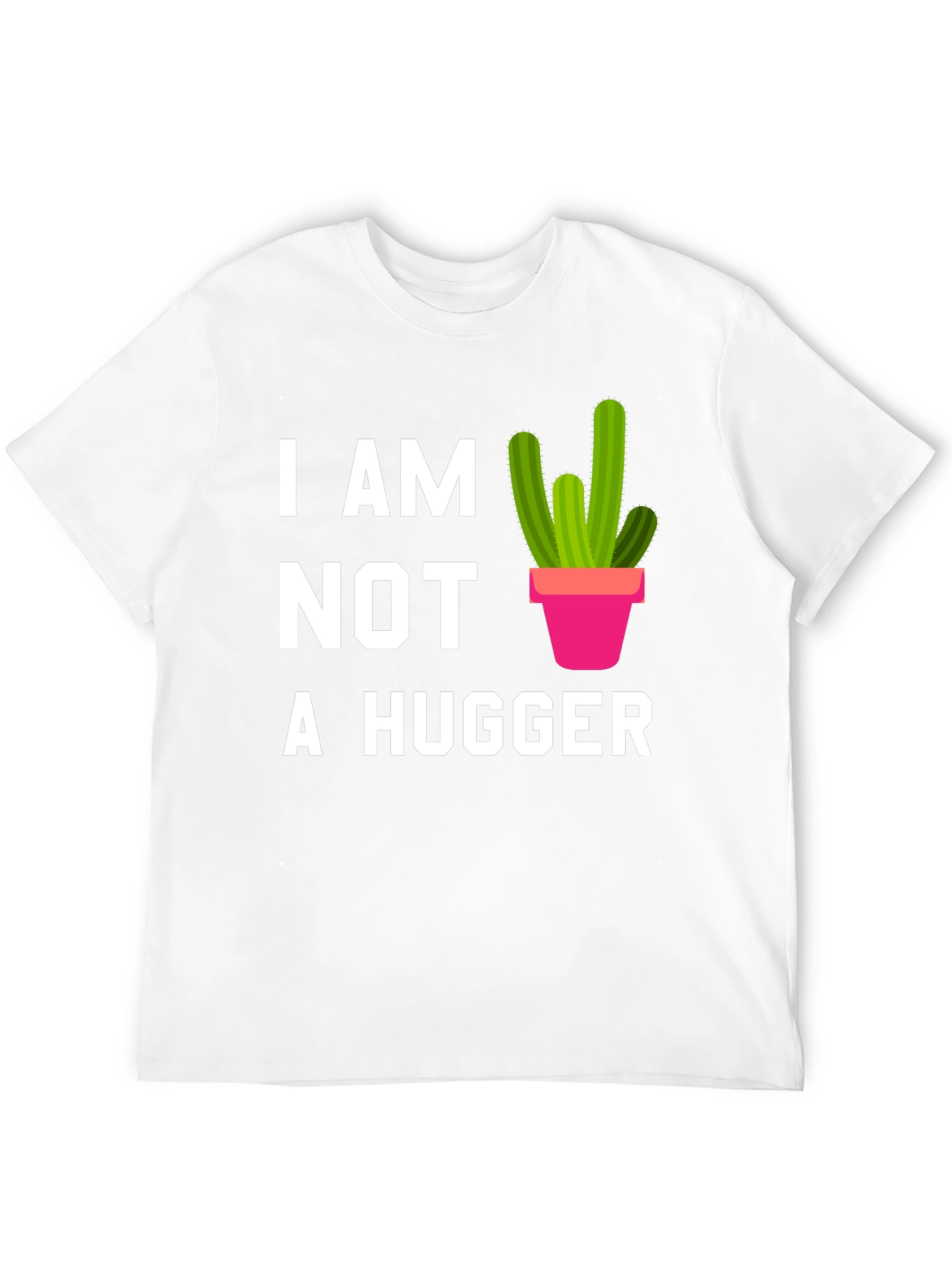 I am Not a Hugger Cactus Graphic Tee