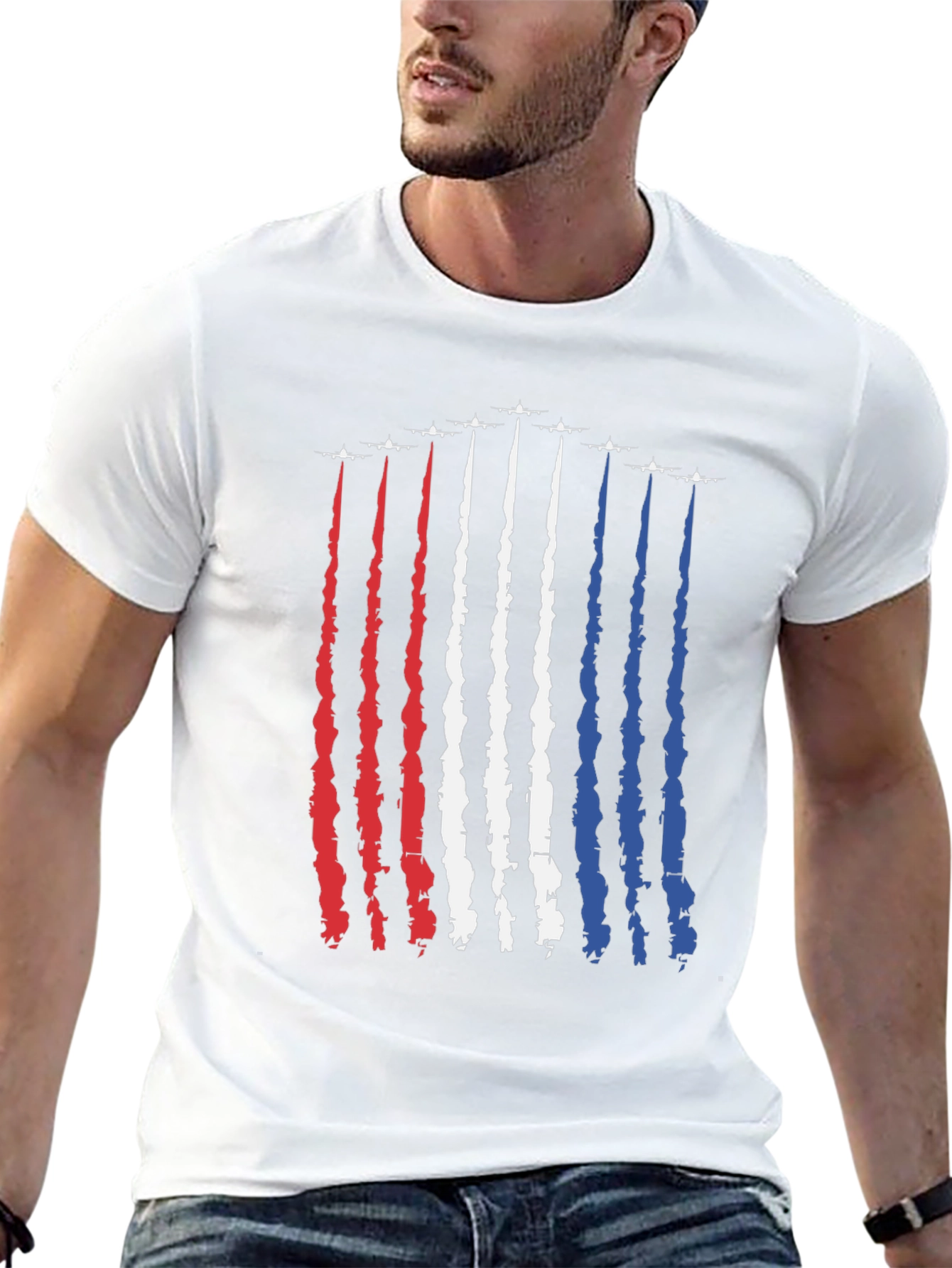 Patriotic Jet Stream T-Shirt