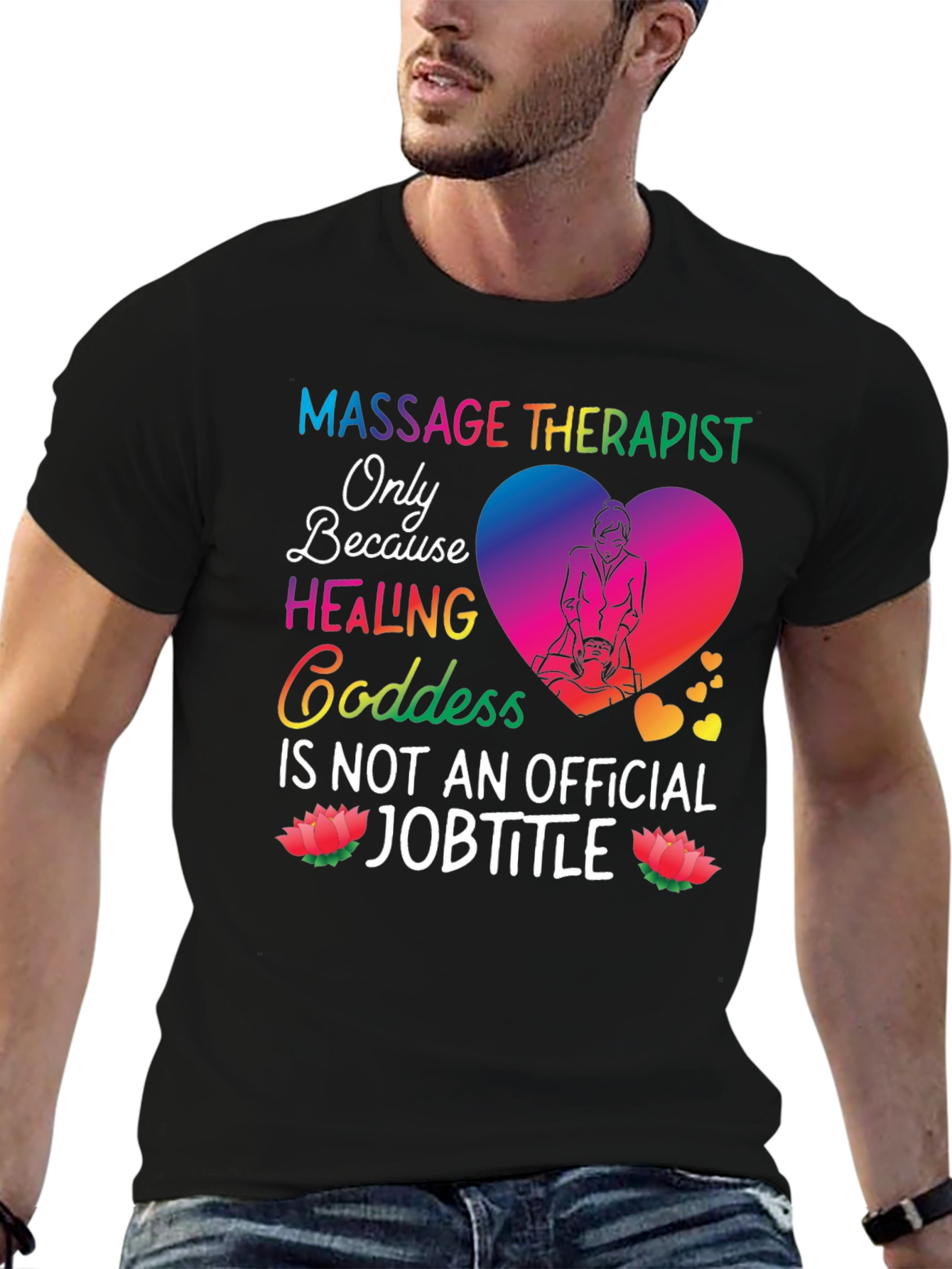 Massage Therapist Healing Goddess T-Shirt