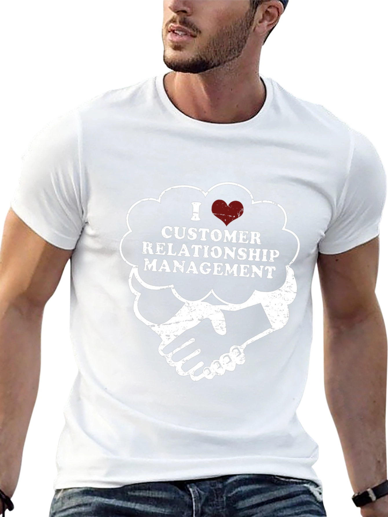 I Heart CRM T-Shirt - Customer Relationship Management Tee