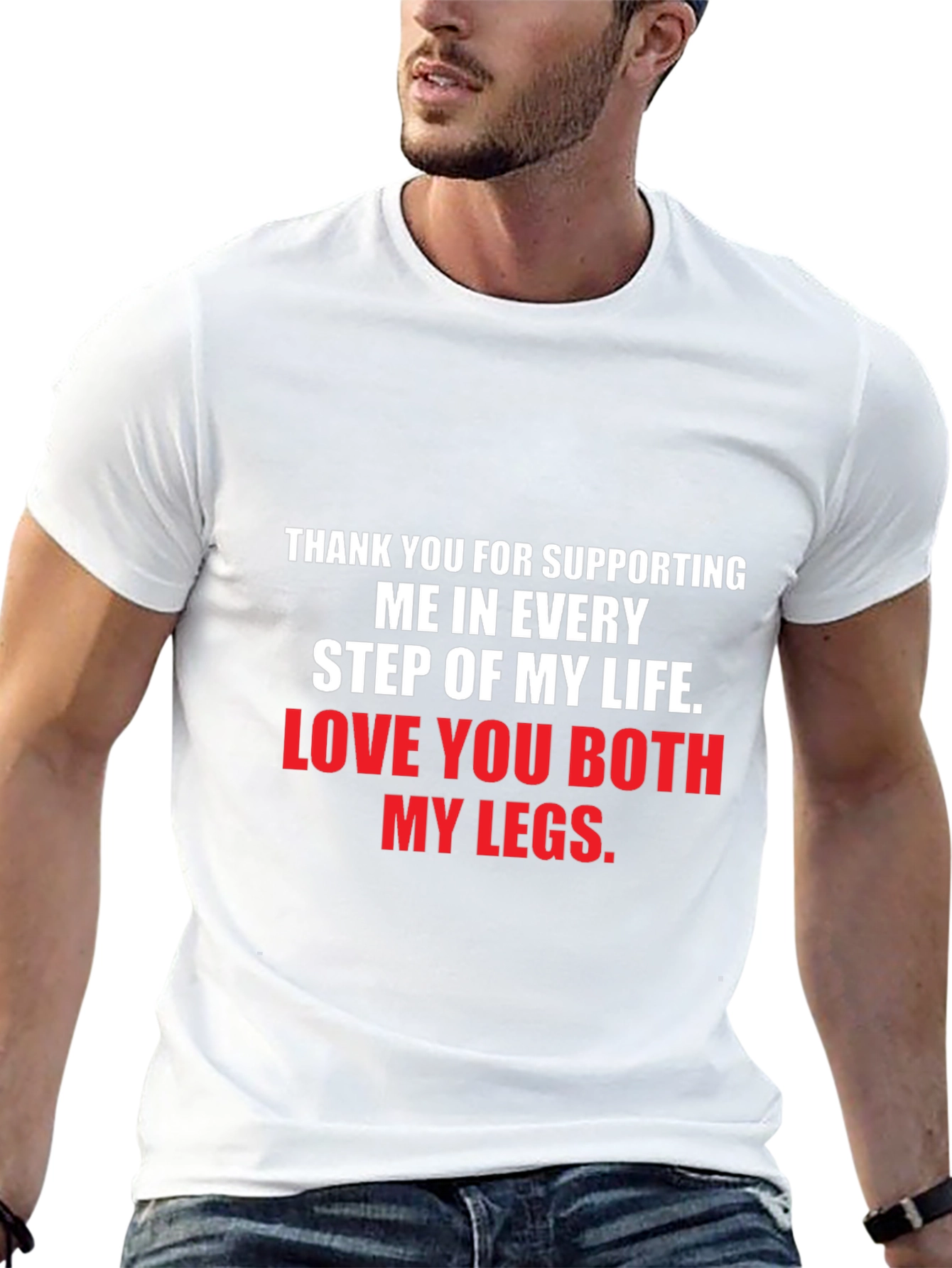 Funny Legs Support T-Shirt
