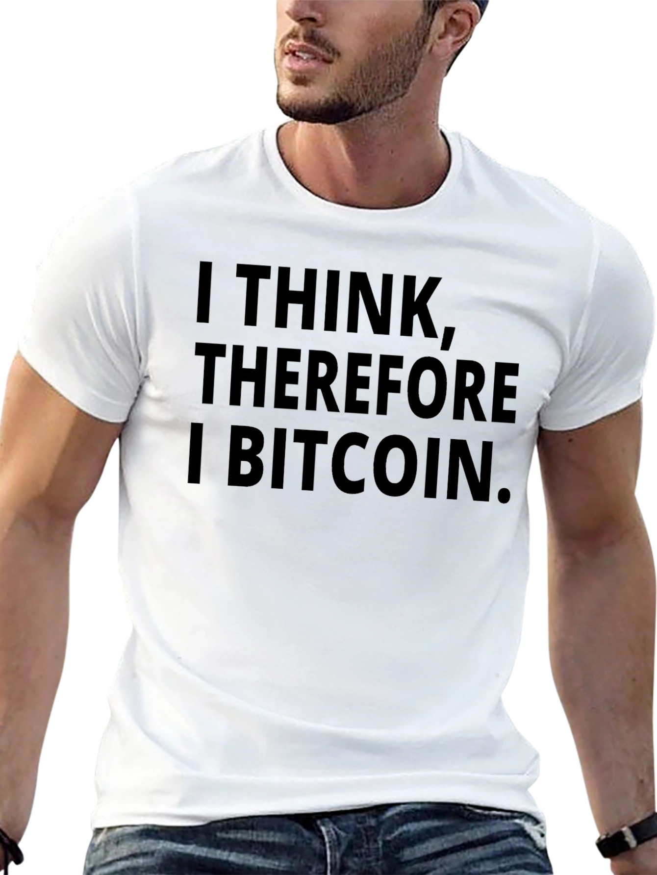 I Think Therefore I Bitcoin T-Shirt
