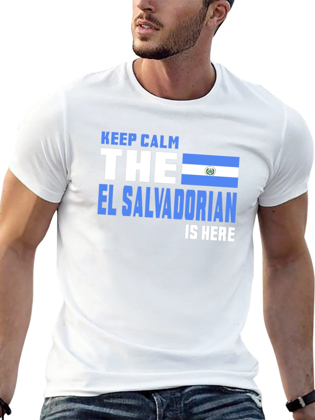 El Salvador T-Shirt Keep Calm Salvadorean Pride