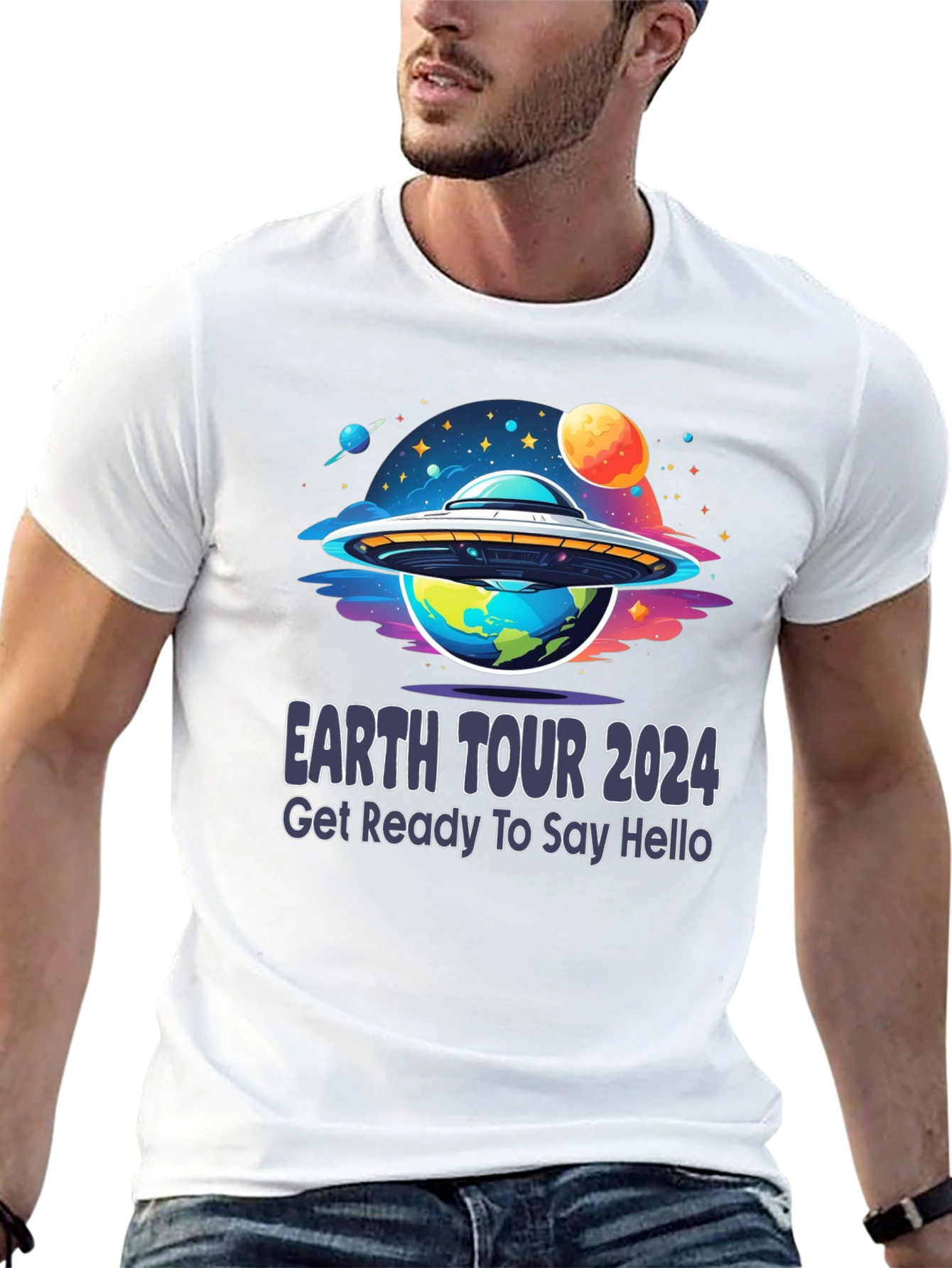 Earth Tour 2024 Graphic T-Shirt