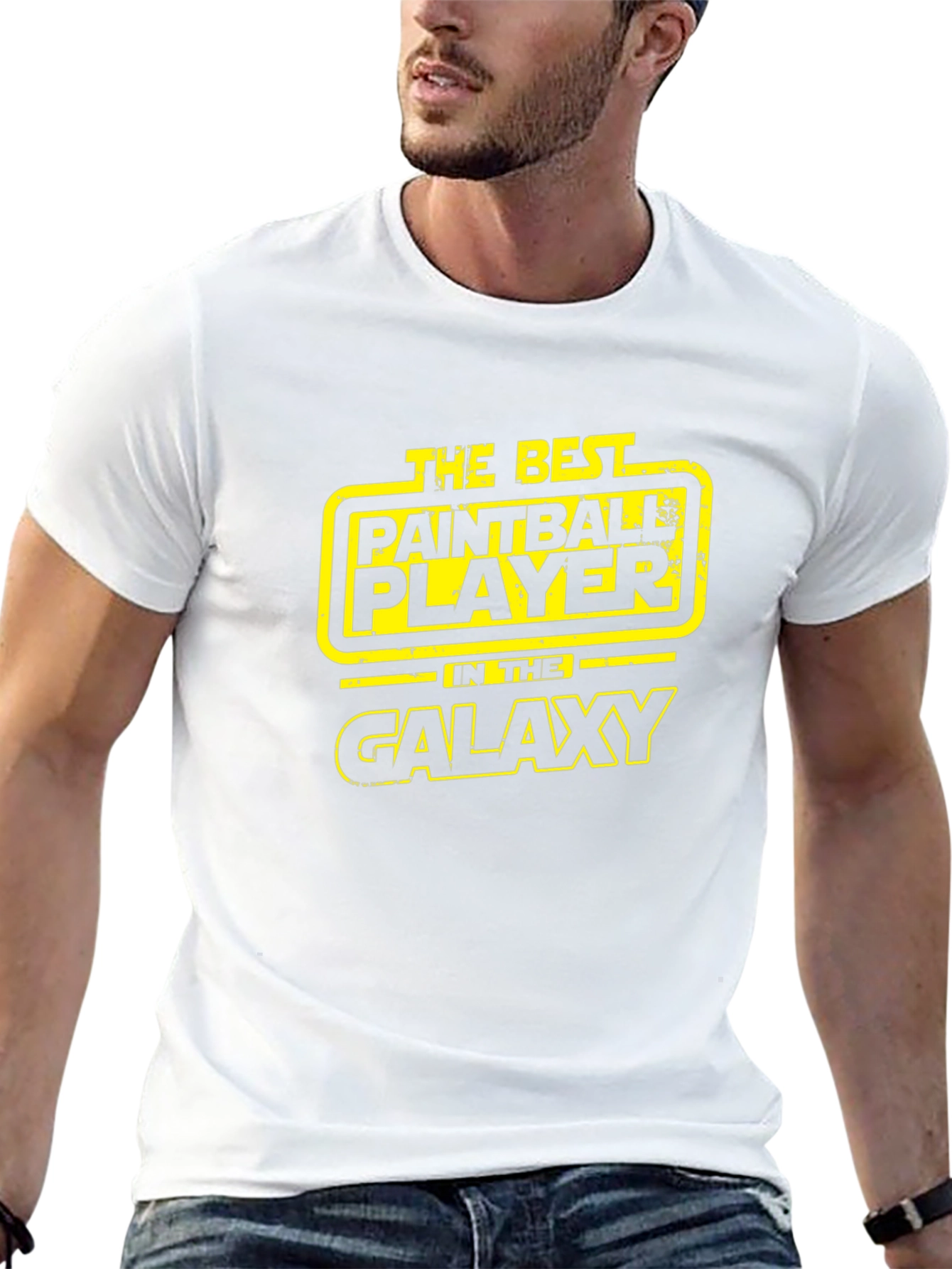 Paintball Galaxy T-Shirt - Black Cotton Tee
