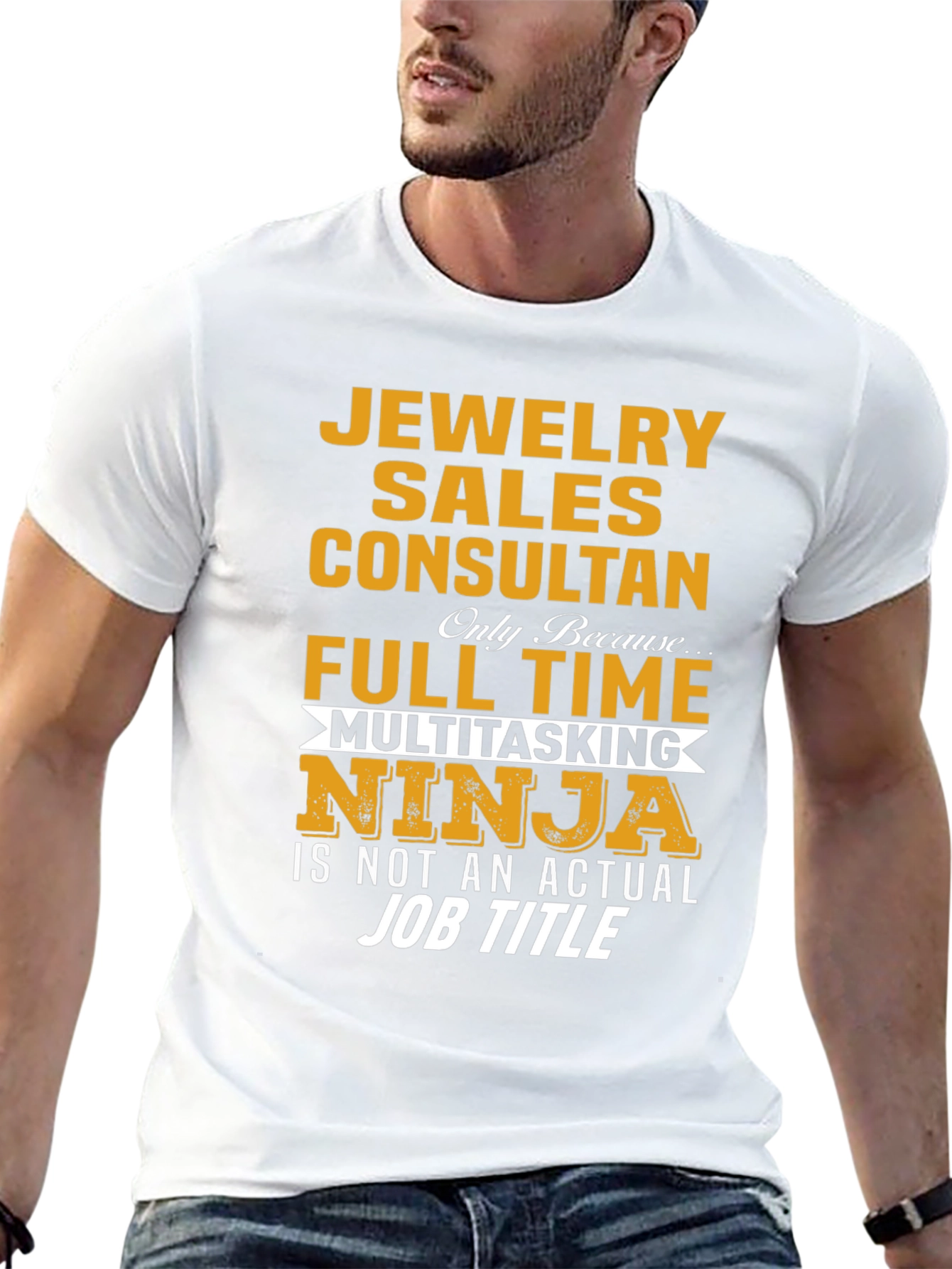 Jewelry Sales Consultant Multitasking Ninja T-Shirt