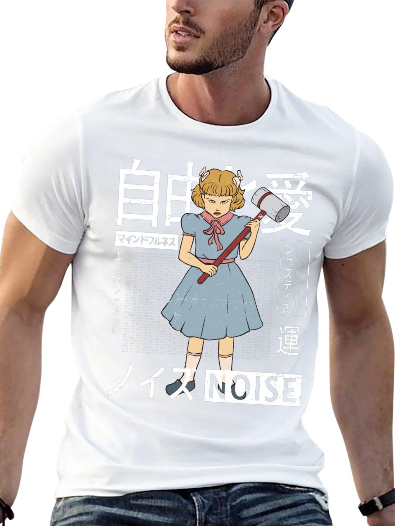 Japanese Anime Style Graphic Tee